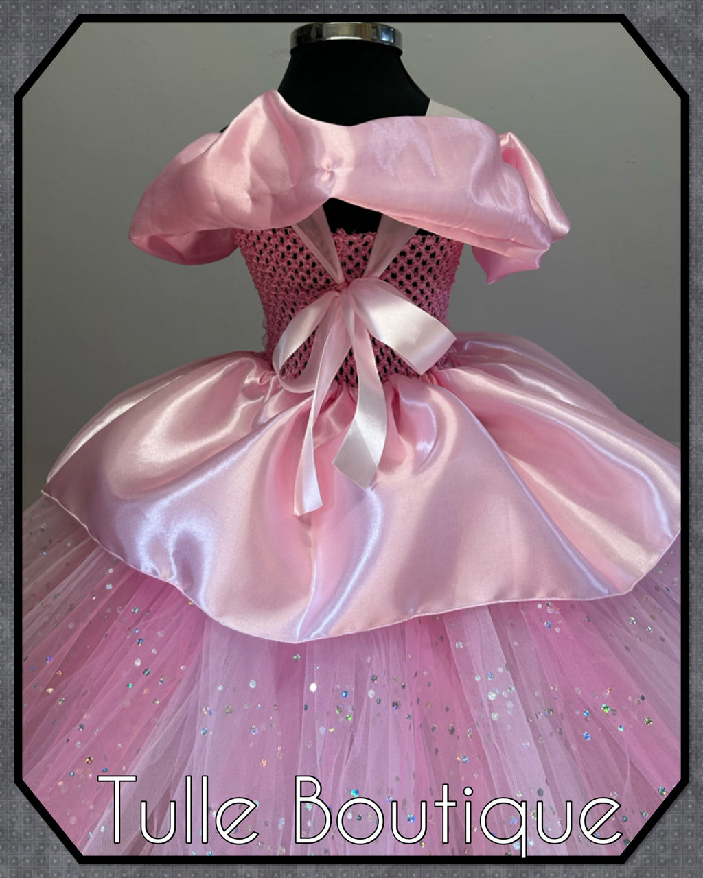 Girls toddlers Princess Aurora sleeping beauty tutu dress, ballgown, fancy dress costume full length