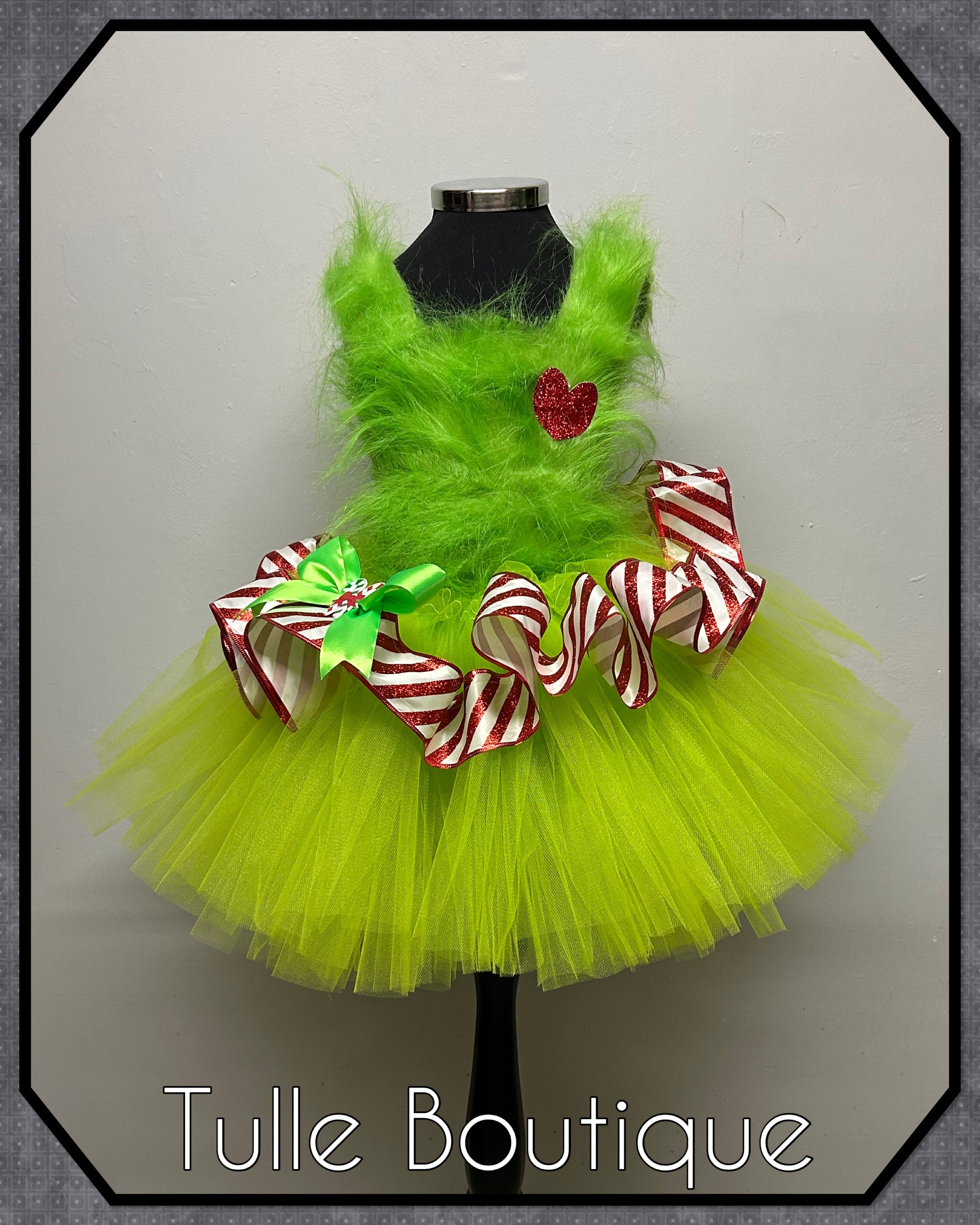 Girls toddlers The Grinch Christmas tutu dress, ballgown, fancy dress costume