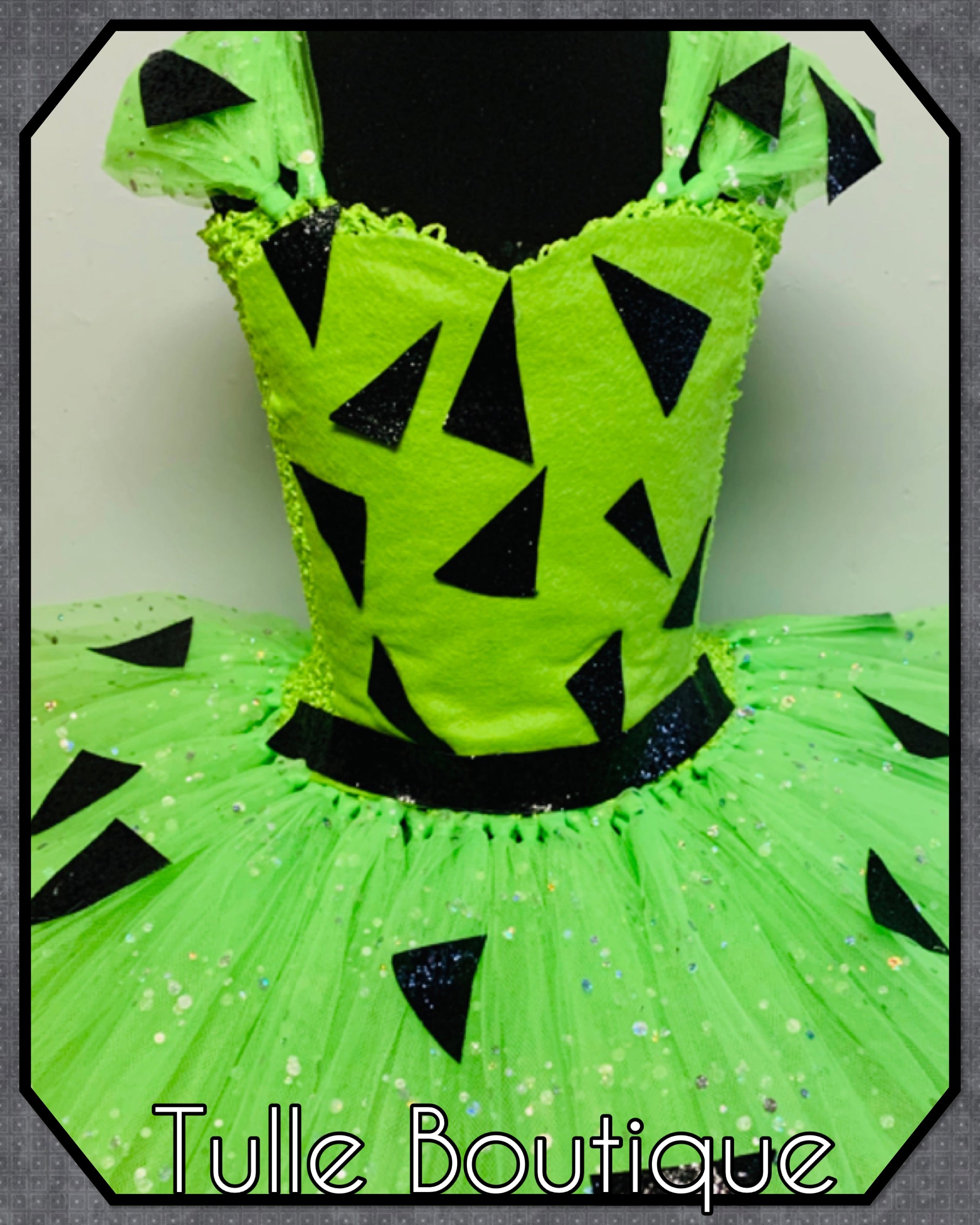 Girls toddlers Flintstones Pebbles dress, ballgown, book day Pebbles fancy dress costume