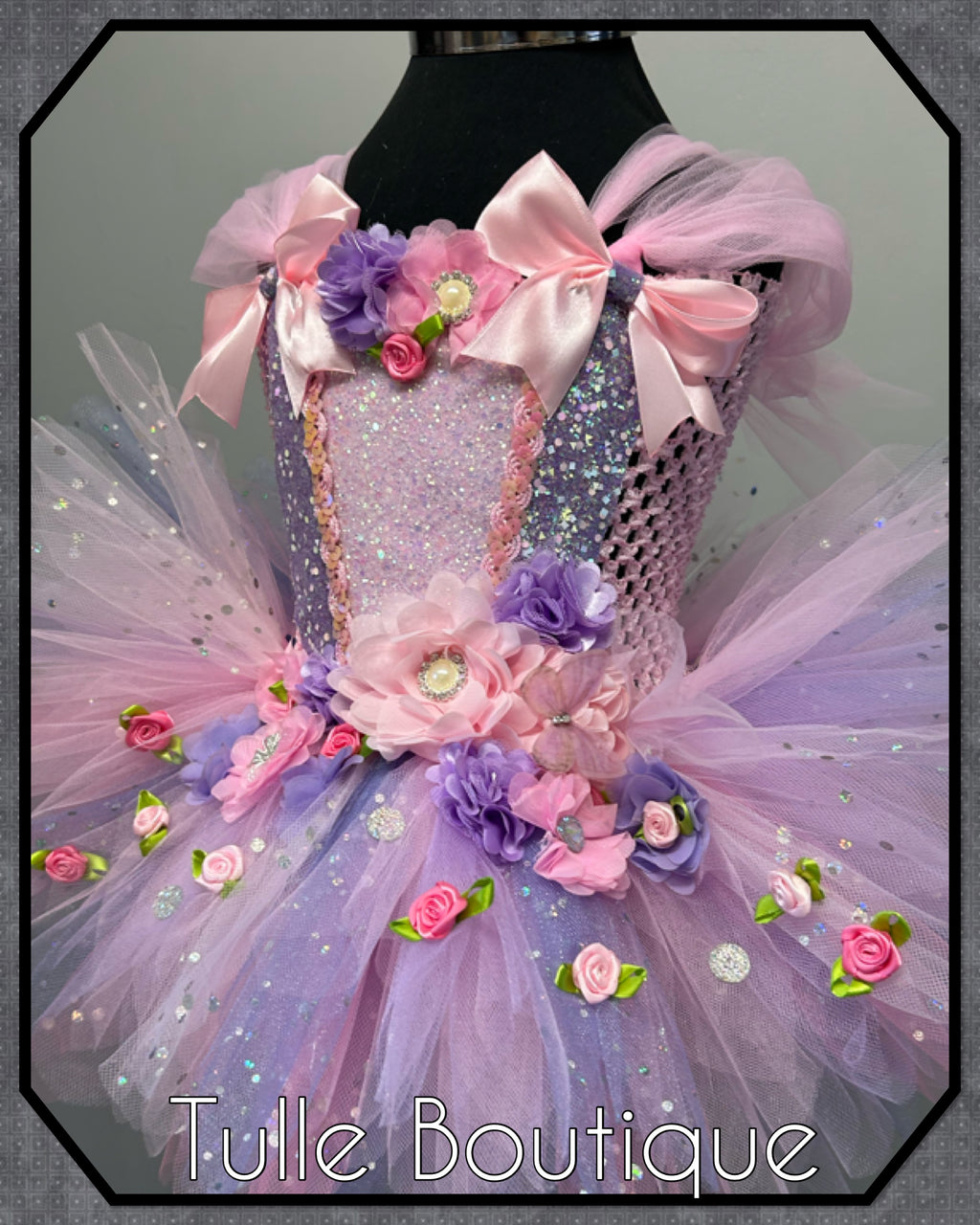 Girls toddlers Lana fairy tutu dress pinks and lilac, ballgown, fancy dress costume