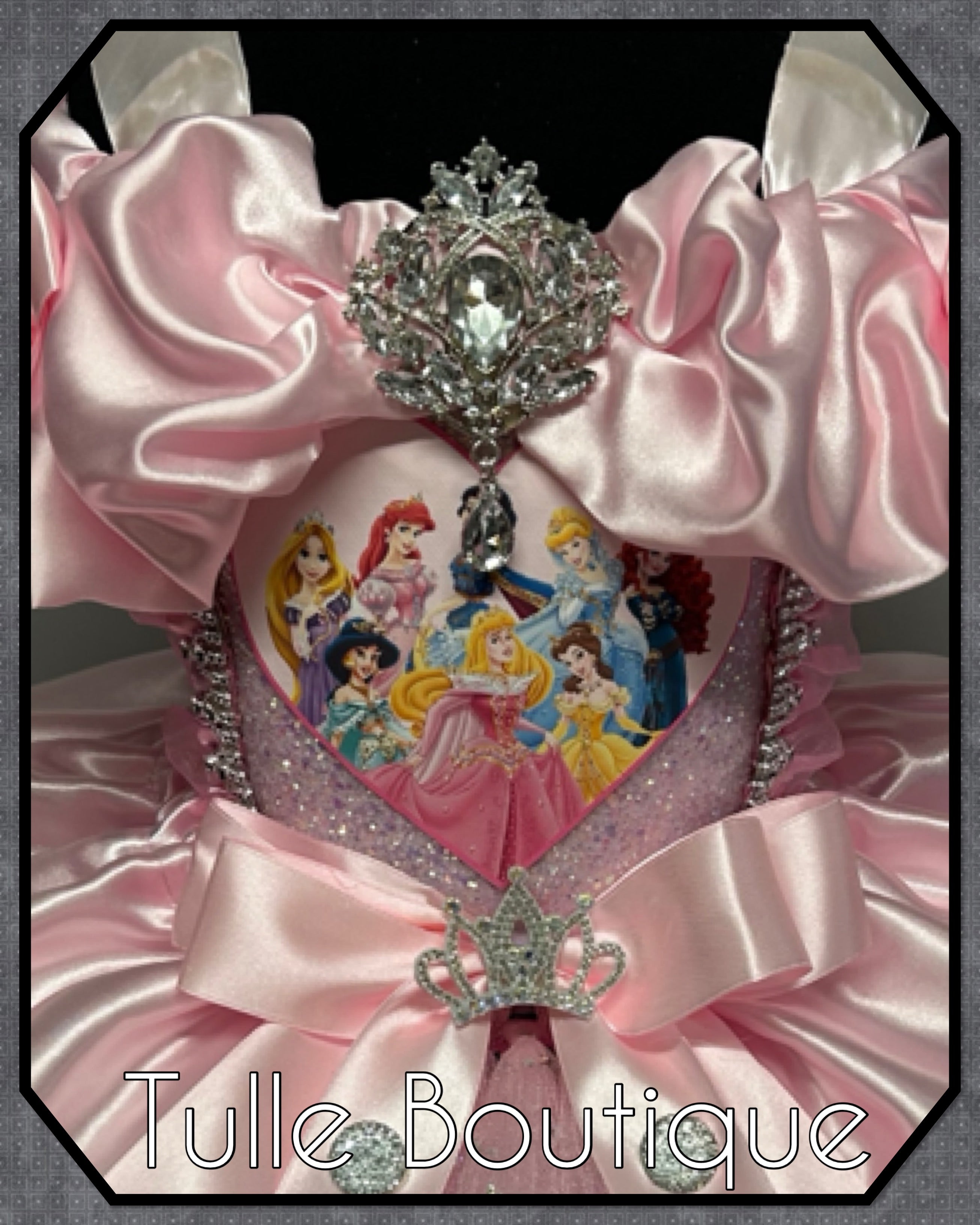 Girls toddlers Disney Princess pink tutu dress, birthday ballgown, fancy dress costume