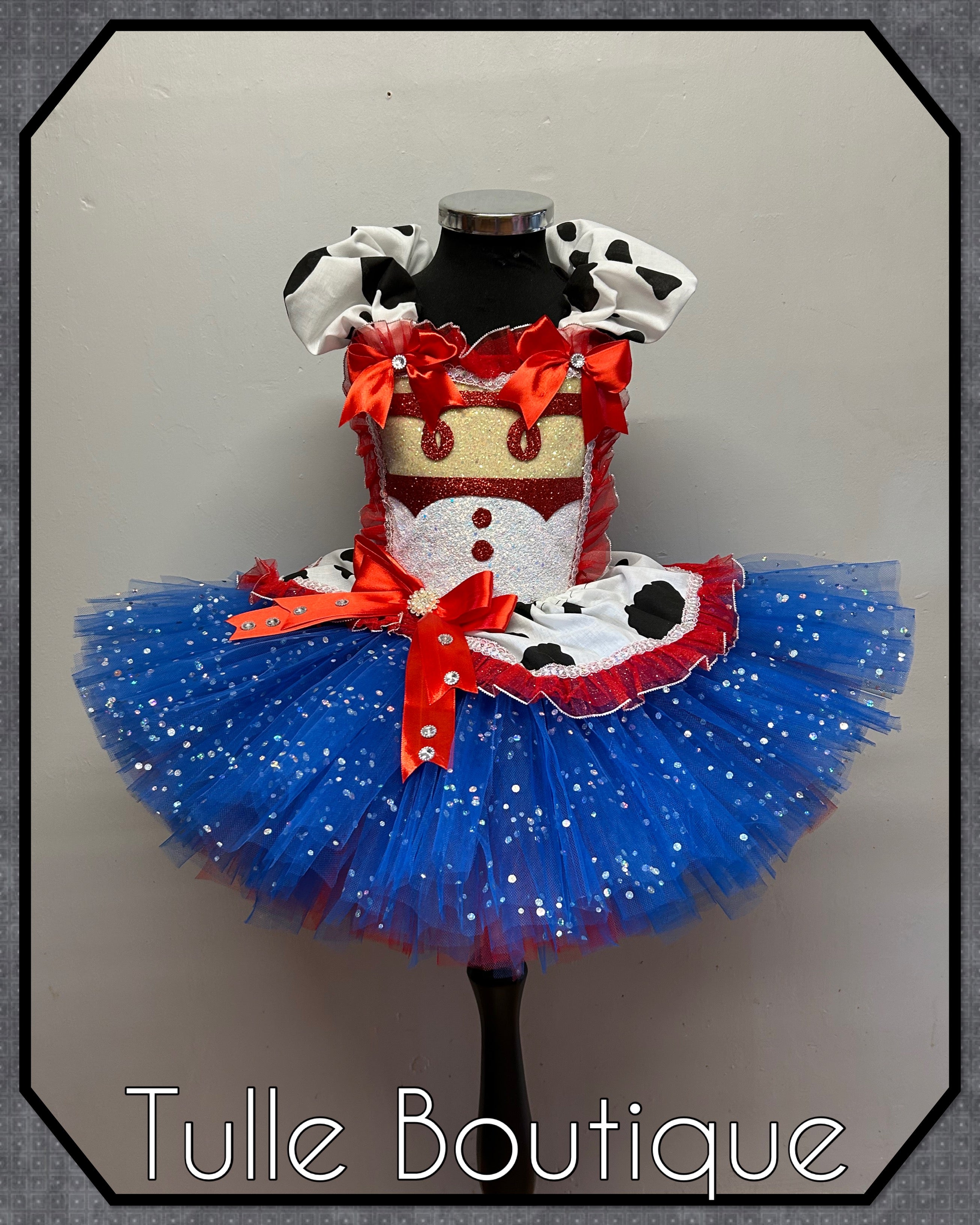 Girls toddlers Toy Story Jessie cowgirl tutu dress, ballgown, fancy dress costume