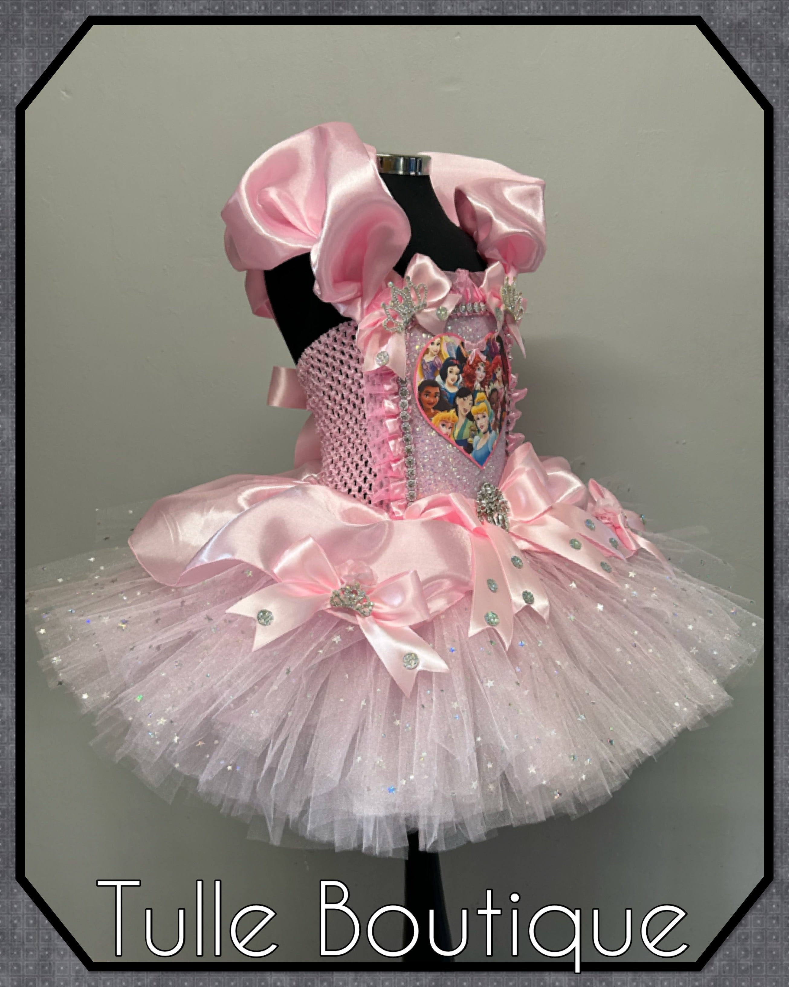 Girls toddlers pink Disney Princess tutu dress, ballgown, fancy dress costume