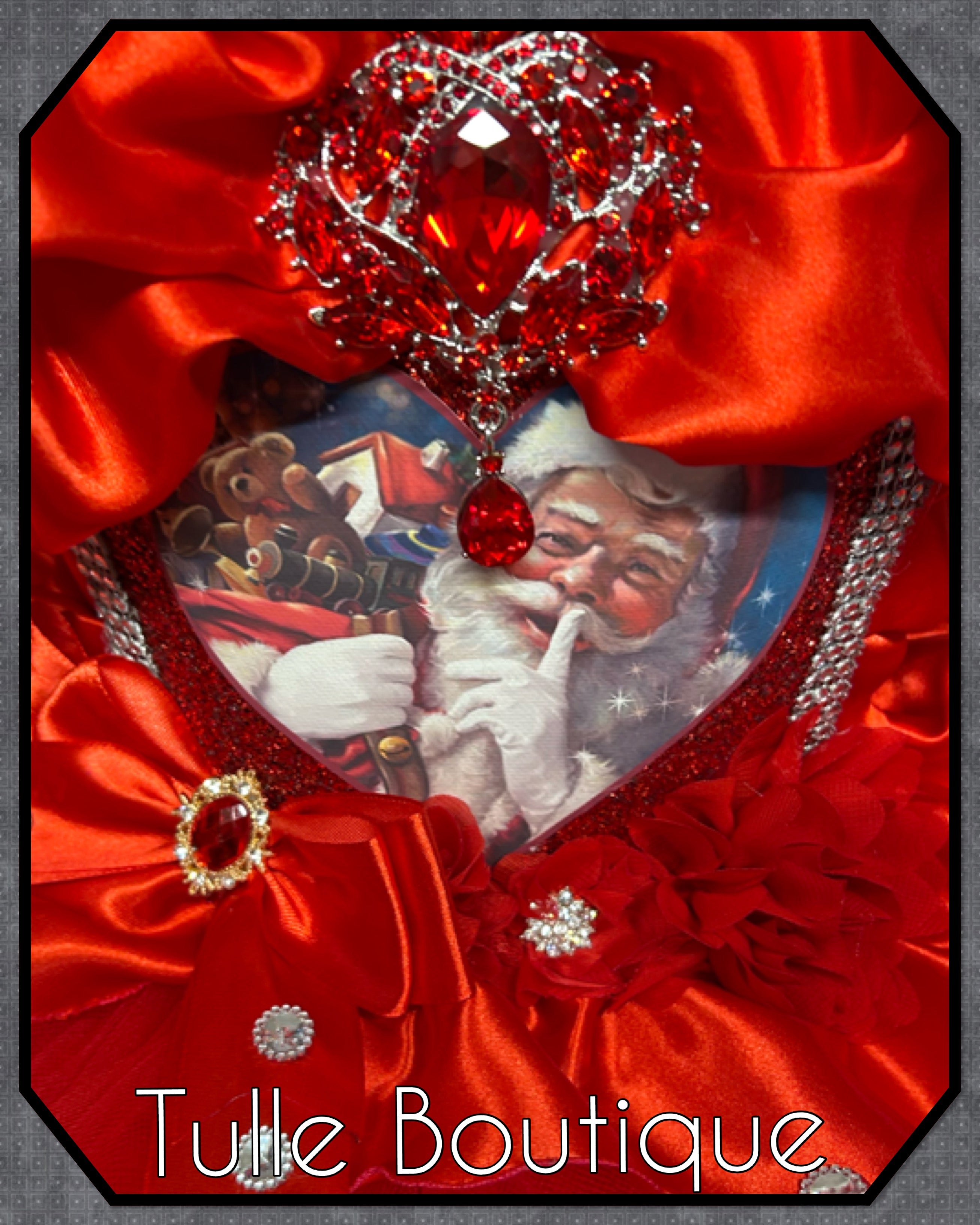 Girls toddlers Vintage Santa tutu dress,ballgown, fancy dress costume