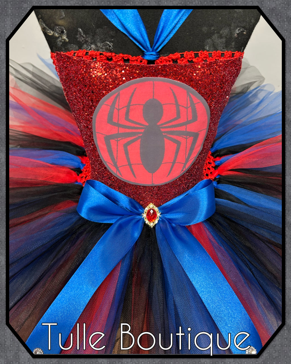 Girls toddlers Spiderman tutu dress, ballgown, fancy dress costume