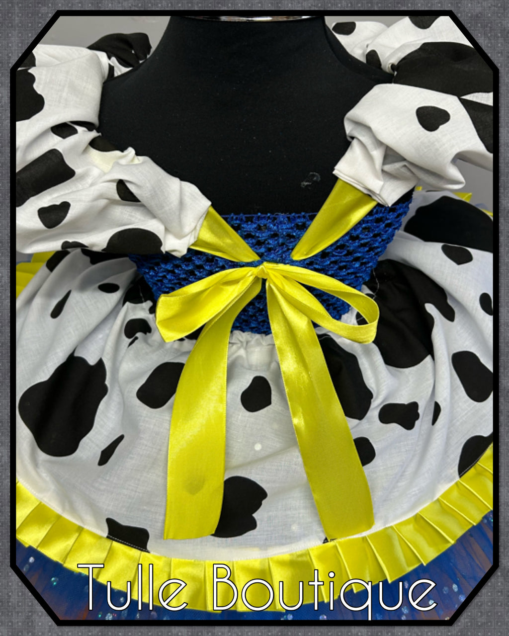 Girls Toddlers Princess Cow girl tutu dress, Jessie ballgown, fancy dress costume