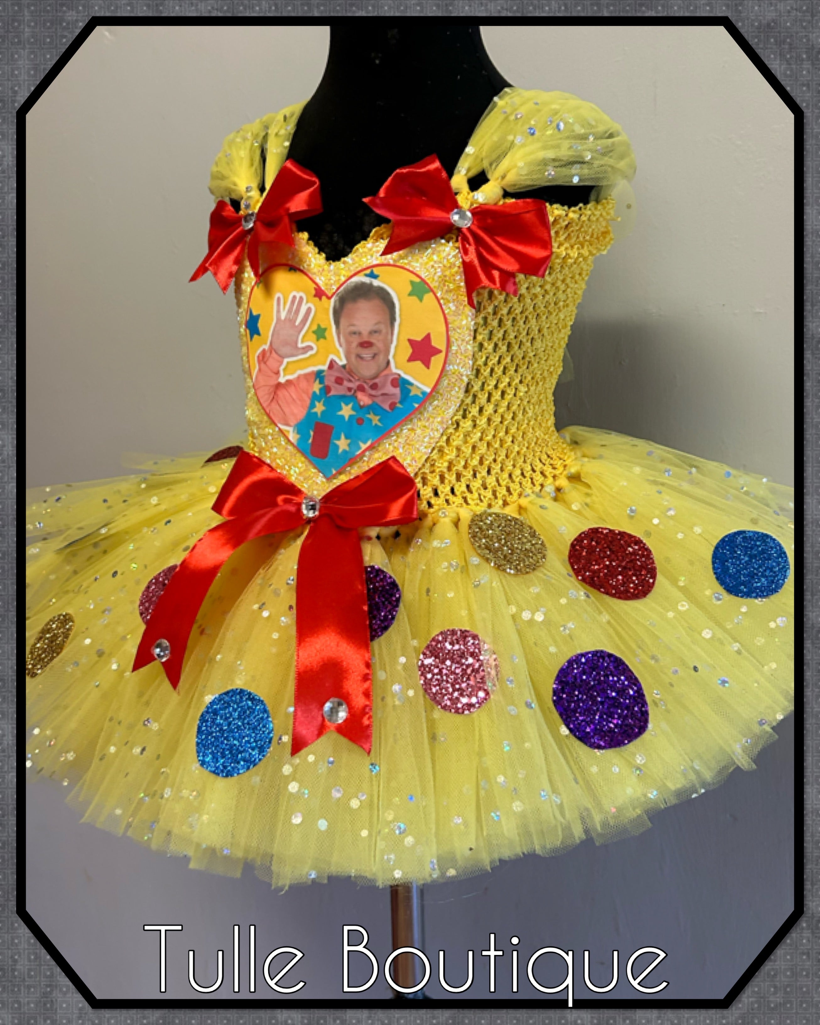 Girls toddlers Mr Tumble sparkle tutu dress, ballgown,fancy dress costume