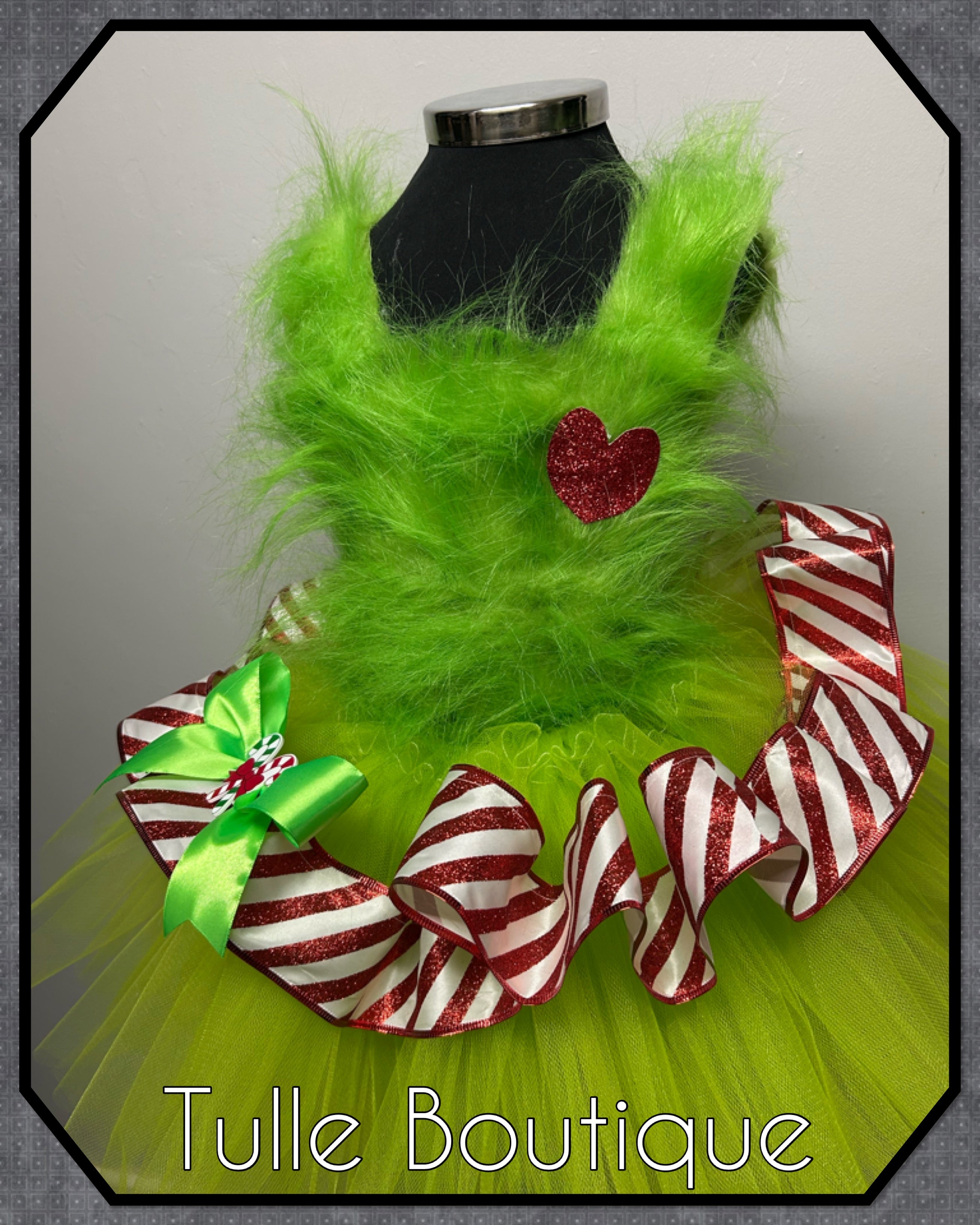 Girls toddlers The Grinch Christmas tutu dress, ballgown, fancy dress costume