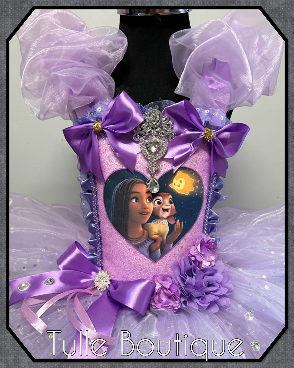 Girls toddlers Wish Asha tutu birthday party dress,ballgown, fancy dress costume