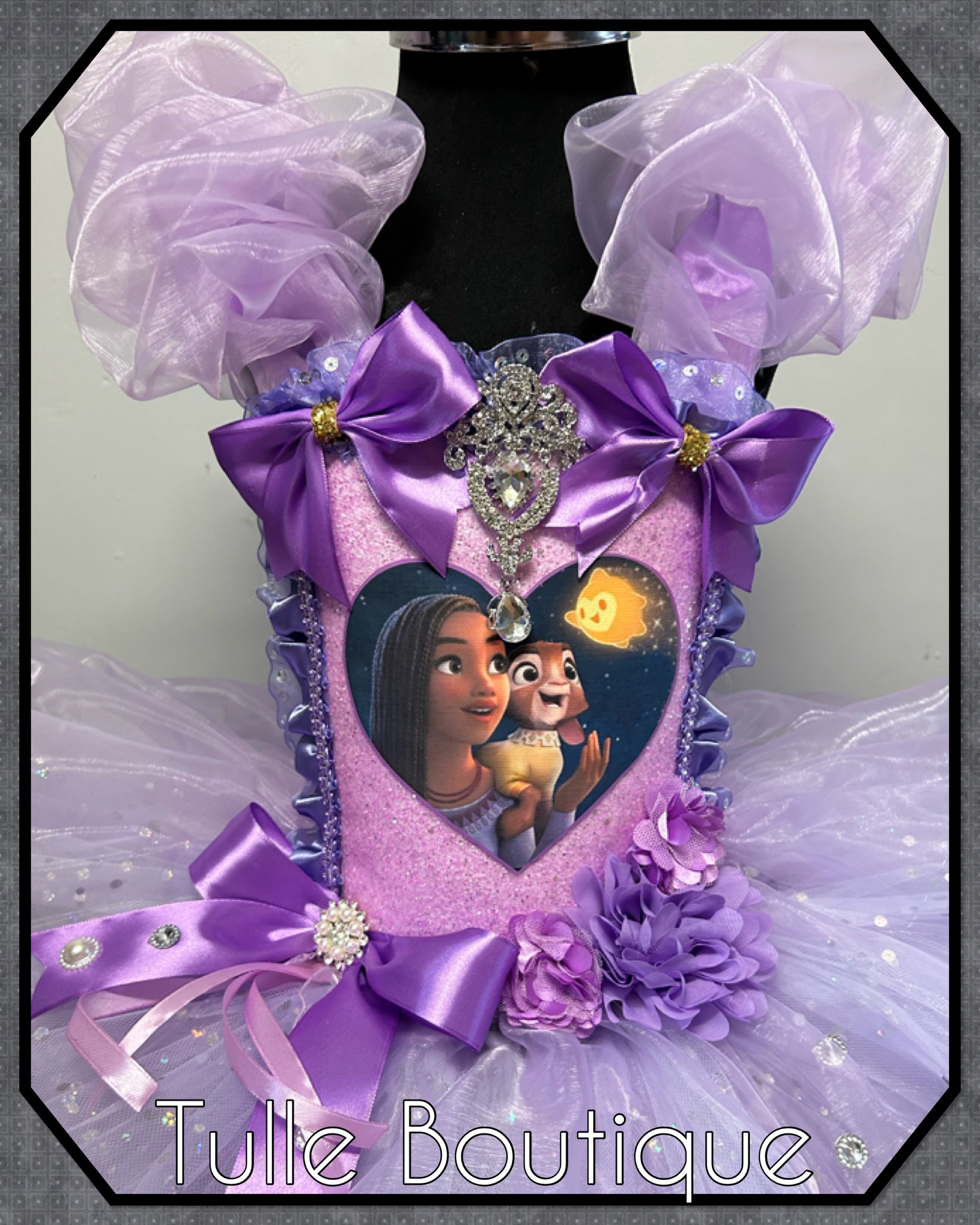 Girls toddlers Wish Asha tutu birthday party dress,ballgown, fancy dress costume