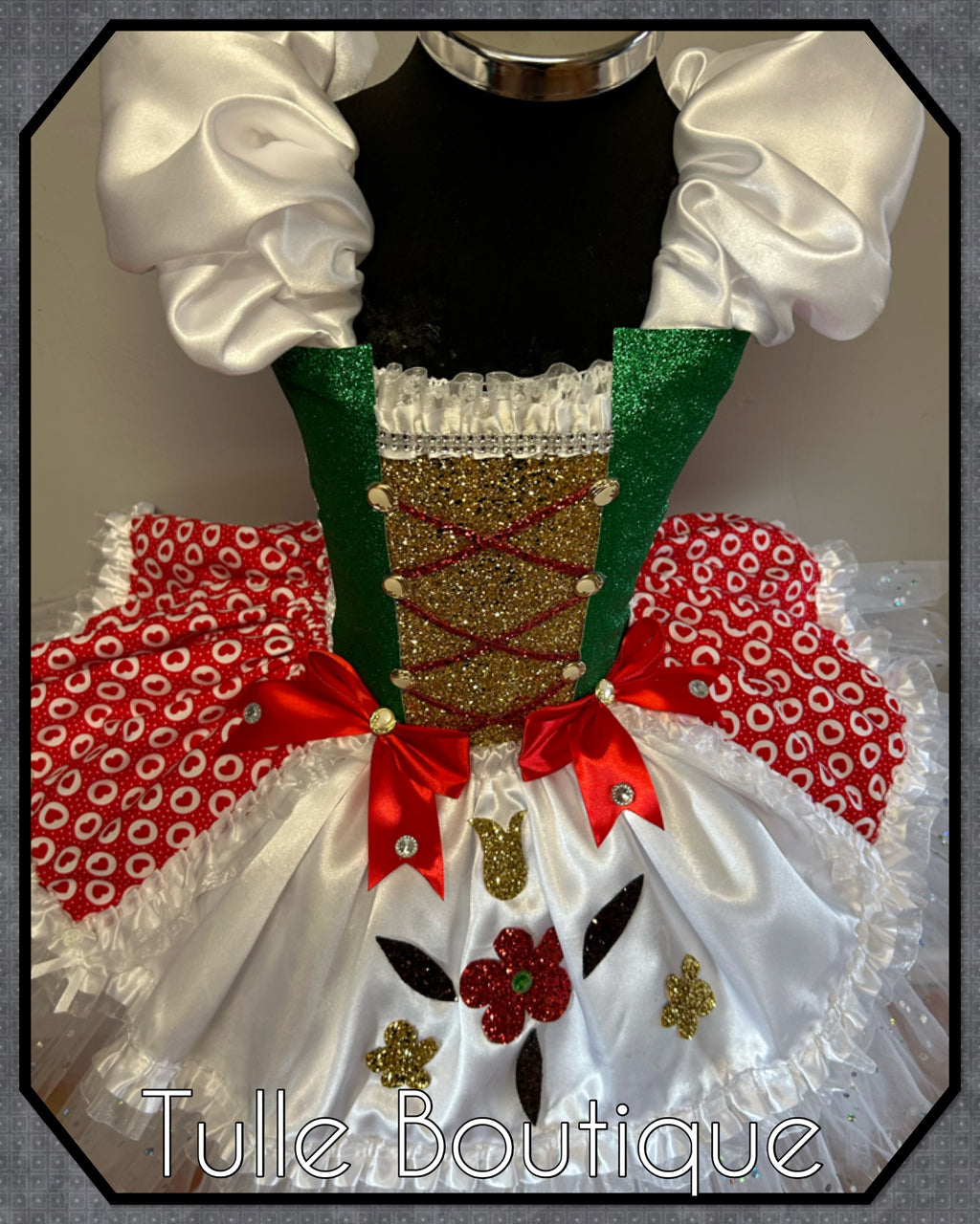 Girls toddlers Doll on a music box tutu dress, chitty chitty bang bang ballgown, fancy dress costume