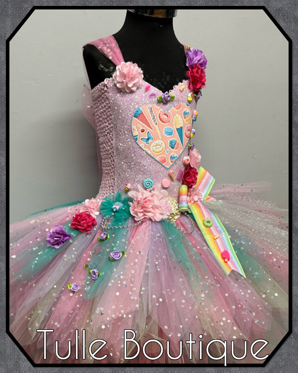 Girls toddlers Candy tutu dress, ballgown, fancy dress costume