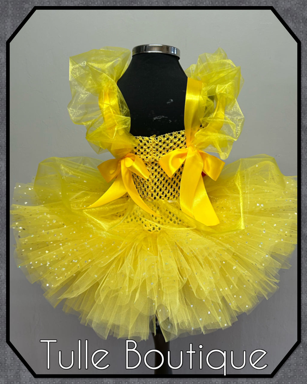 Girls toddlers Princess Belle tutu dress, beauty and the beast ballgown, fancy dress costume