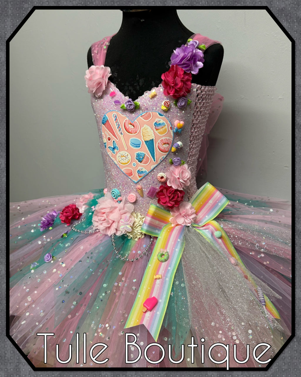 Girls toddlers Candy tutu dress, ballgown, fancy dress costume