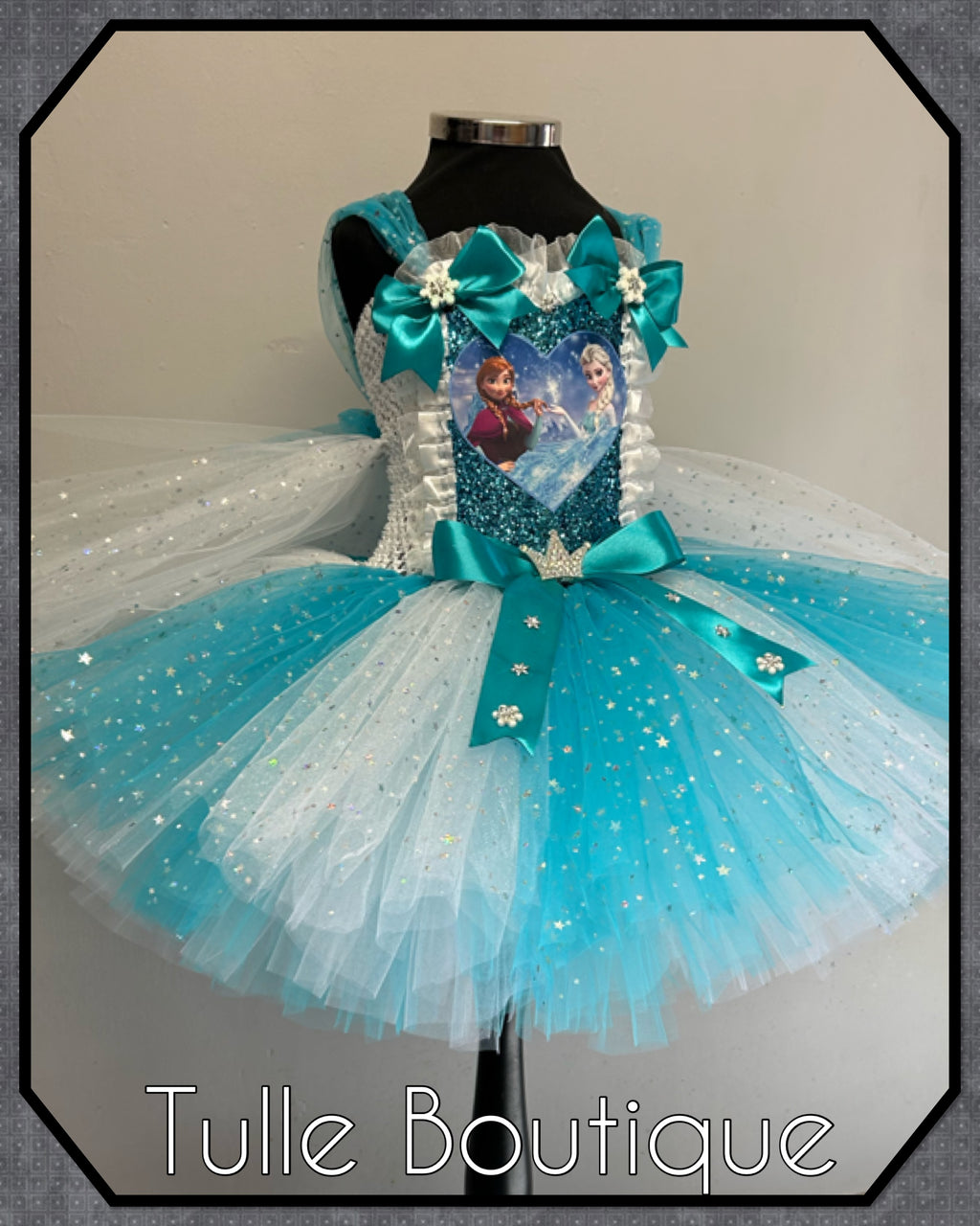 Girls toddlers Princess Elsa and Anna tutu dress, ballgown,Frozen fancy dress costume