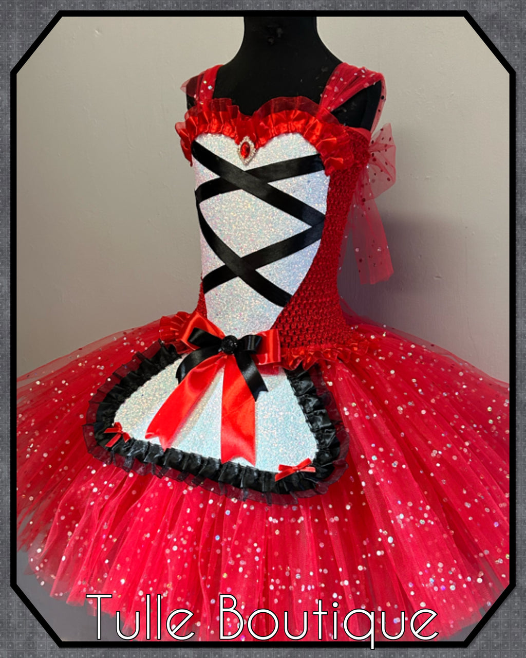 Girls toddlers Little Red Riding Hood tutu dress, ballgown, fancy dress book day costume
