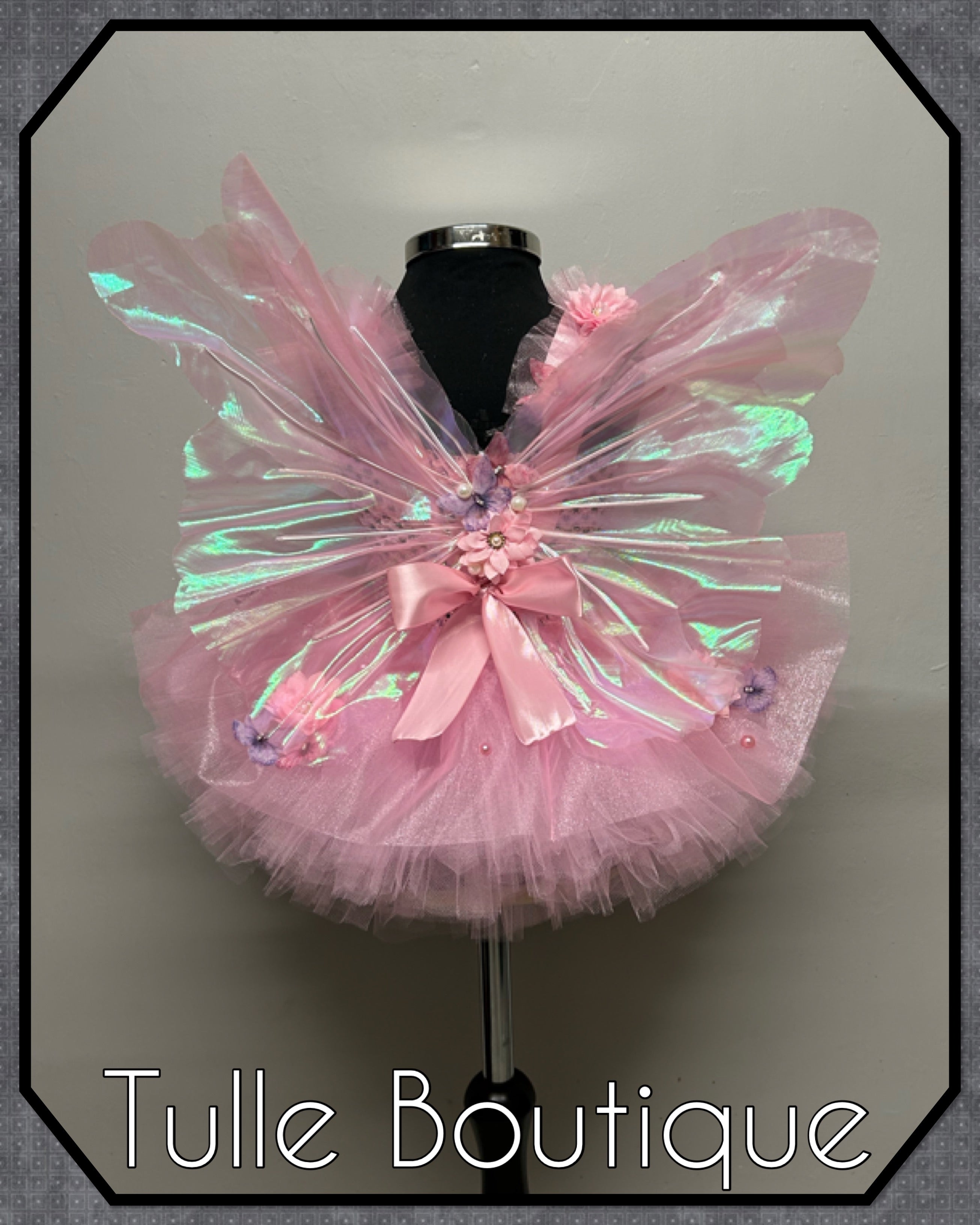 Girls toddlers Lena enchanted pink fairy tutu dress, ballgown, fancy dress costume