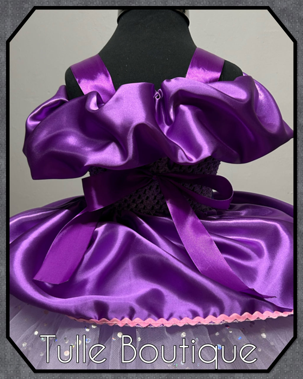 Girls toddlers Princess Rapunzel Tangled tutu birthday party dress,ballgown, fancy dress costume