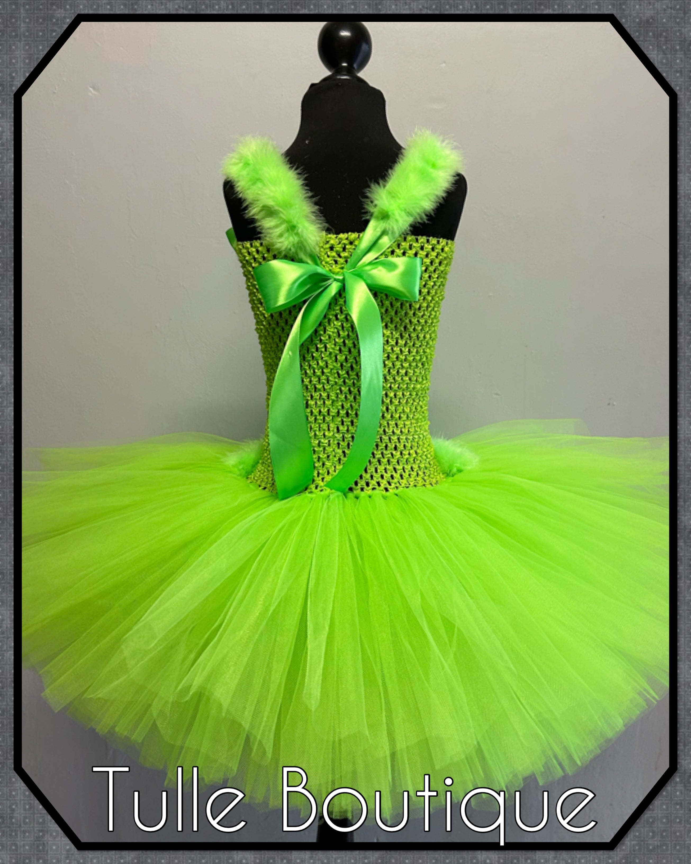 Girls toddlers The Grinch Christmas  tutu dress, ballgown, fancy dress costume