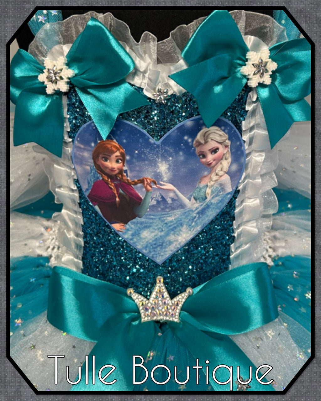 Girls toddlers Princess Elsa and Anna tutu dress, ballgown,Frozen fancy dress costume