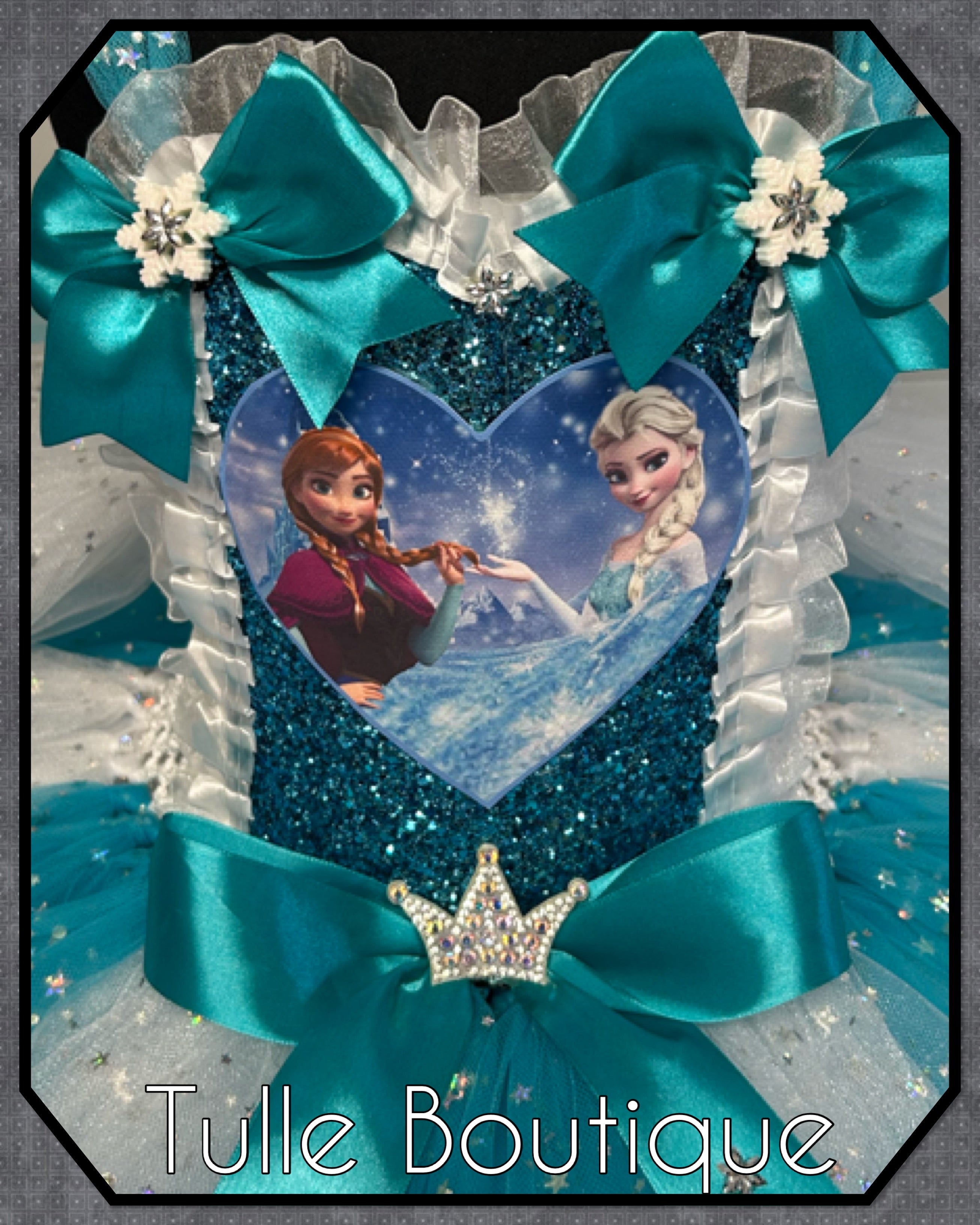 Girls toddlers Princess Elsa and Anna tutu dress, ballgown,Frozen fancy dress costume