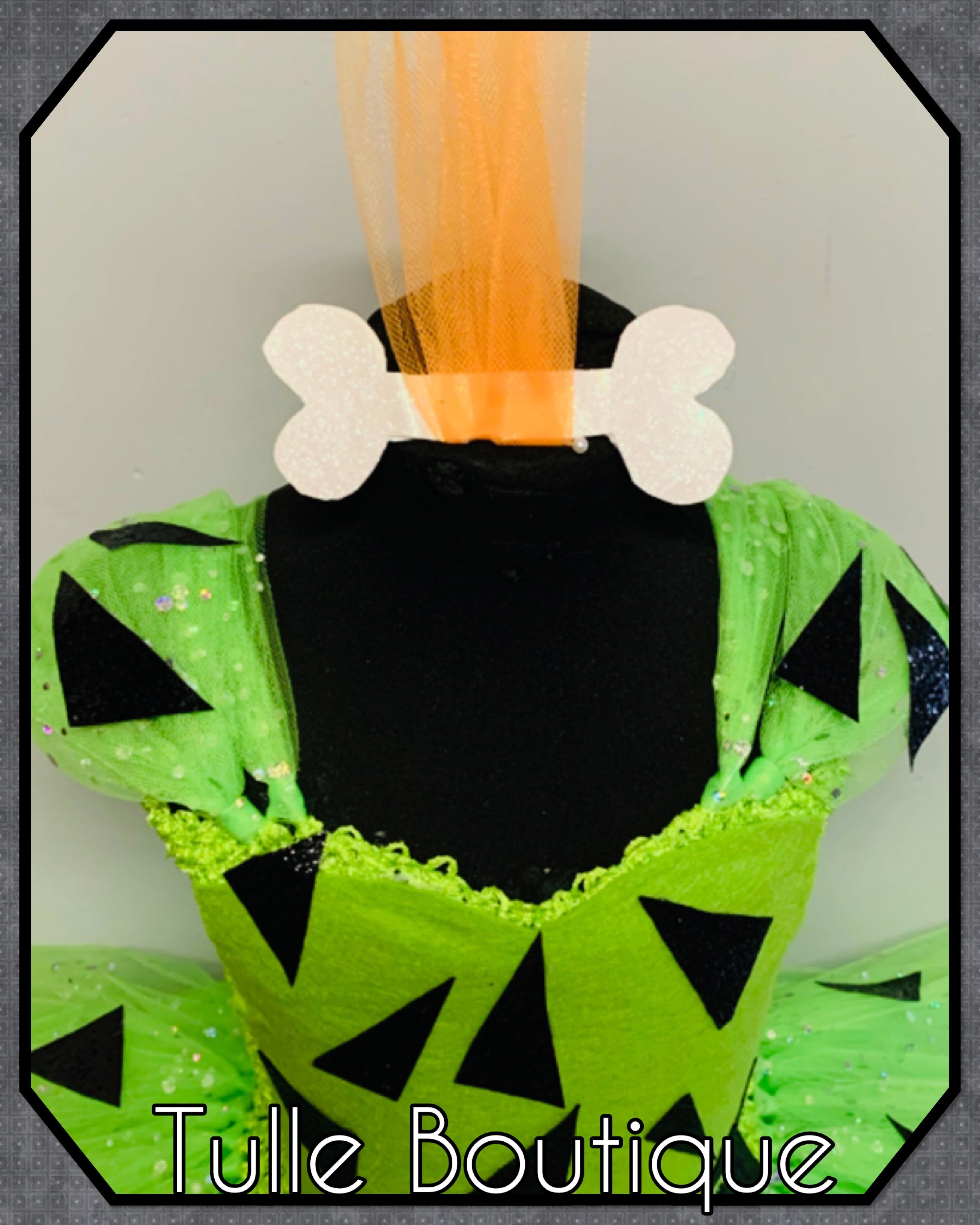 Girls toddlers Flintstones Pebbles dress, ballgown, book day Pebbles fancy dress costume