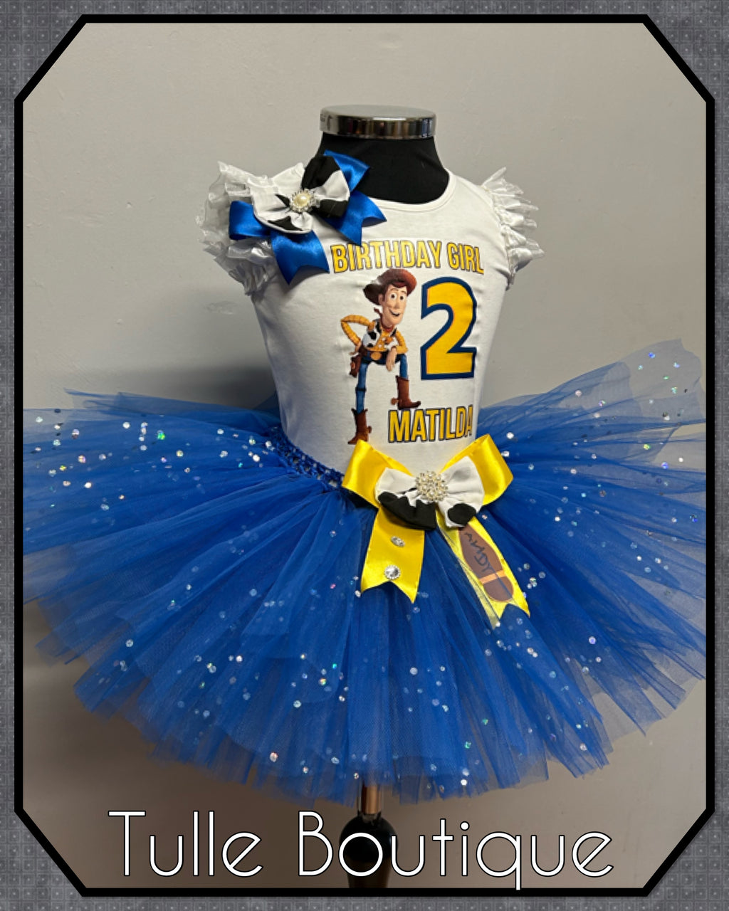 Girls toddlers Toy Story birthday tutu outfit fancy dress costume