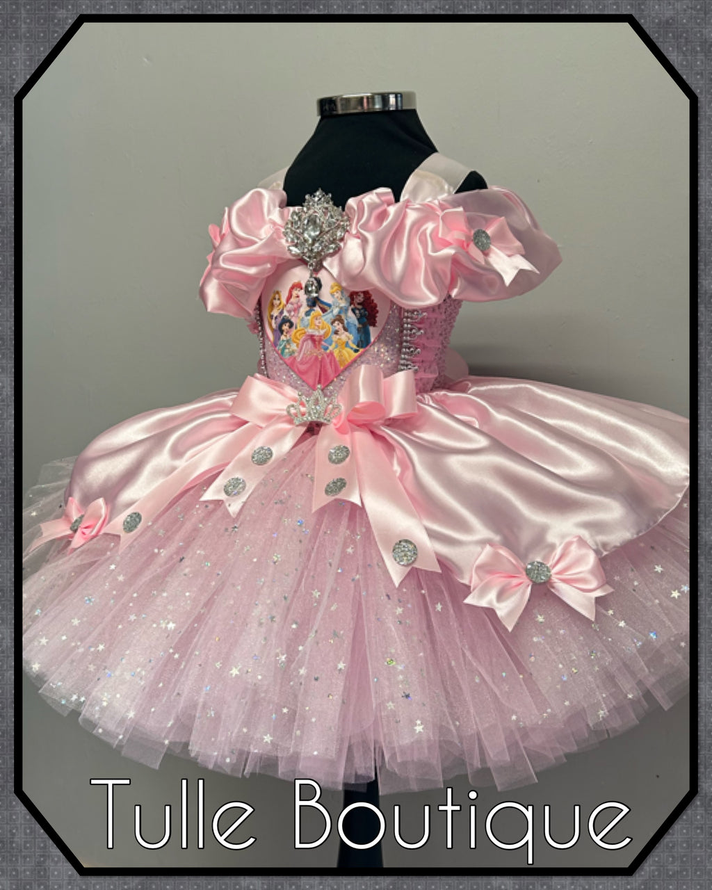 Girls toddlers Disney Princess pink tutu dress, birthday ballgown, fancy dress costume