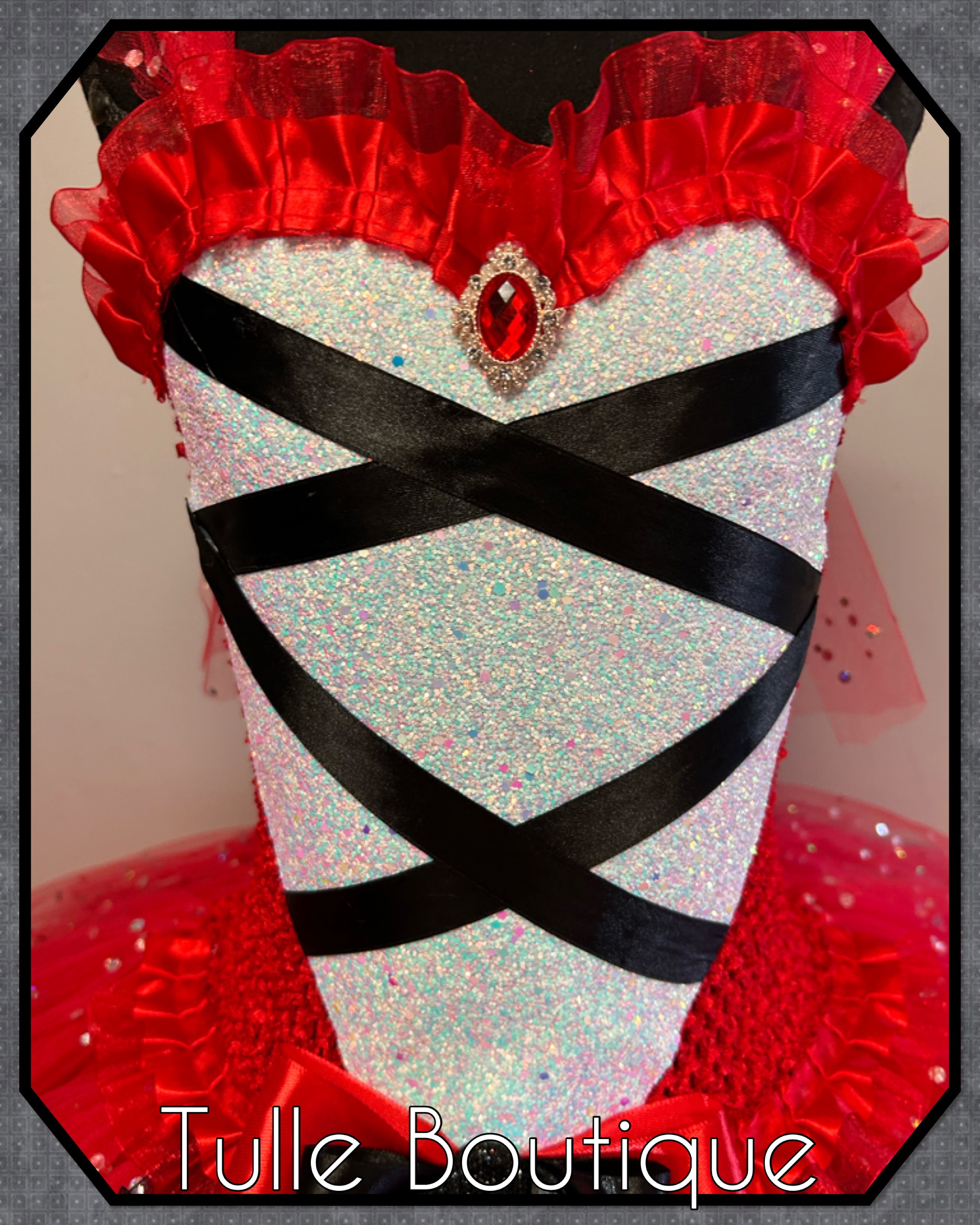 Girls toddlers Little Red Riding Hood tutu dress, ballgown, fancy dress book day costume