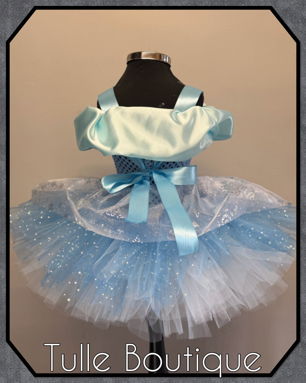 Girls toddlers Princess Elsa frozen tutu birthday party dress,ballgown, fancy dress costume