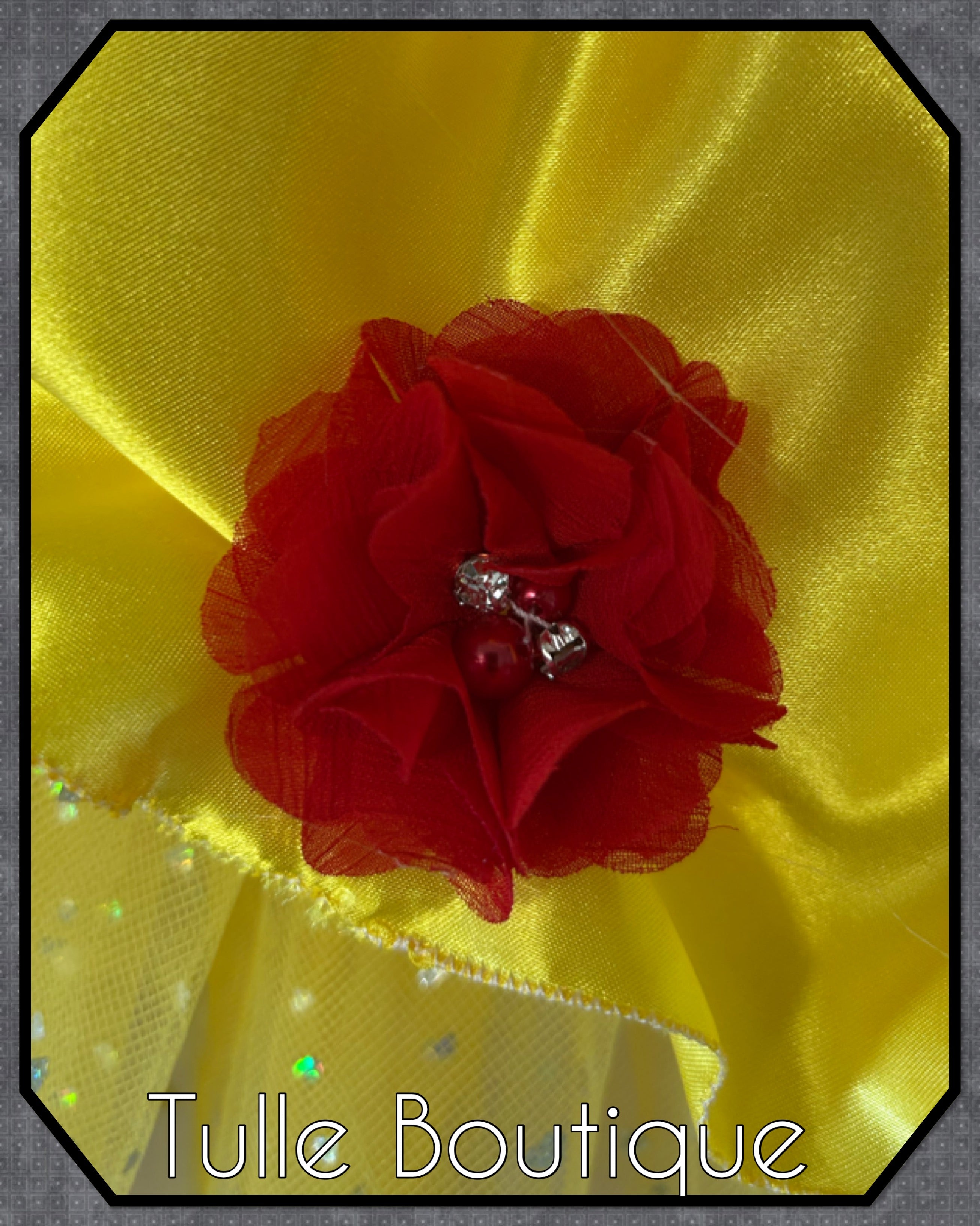 Girls toddlers Princess Belle tutu dress, beauty and the beast ballgown, fancy dress costume