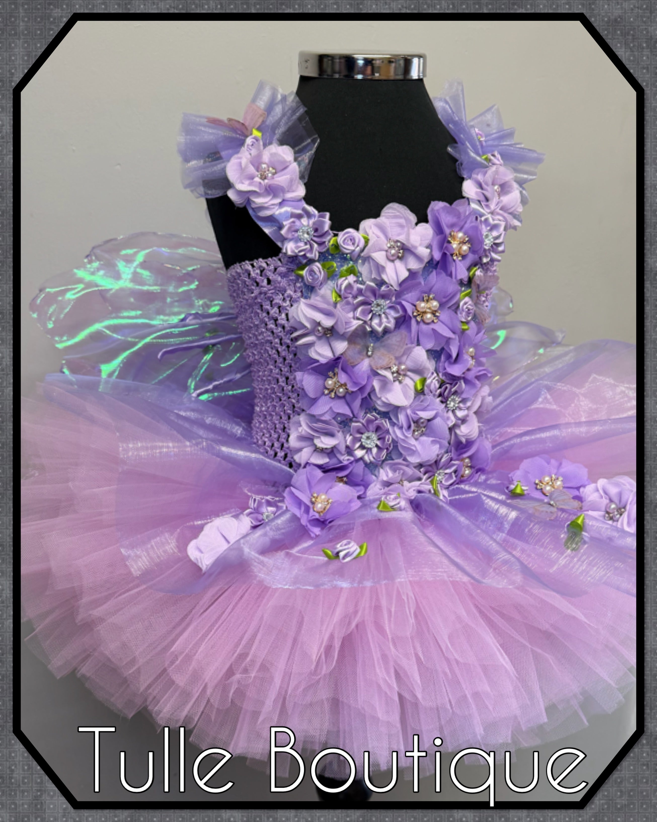 Girls toddlers Lena enchanted lilac fairy tutu dress, ballgown, fancy dress costume