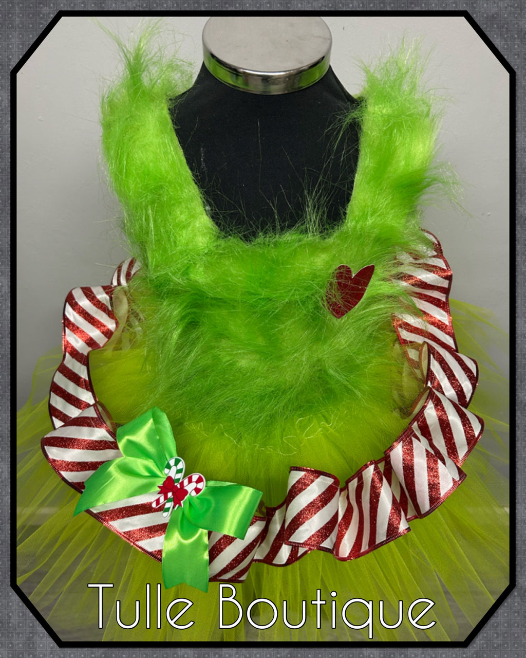 Girls toddlers The Grinch Christmas tutu dress, ballgown, fancy dress costume
