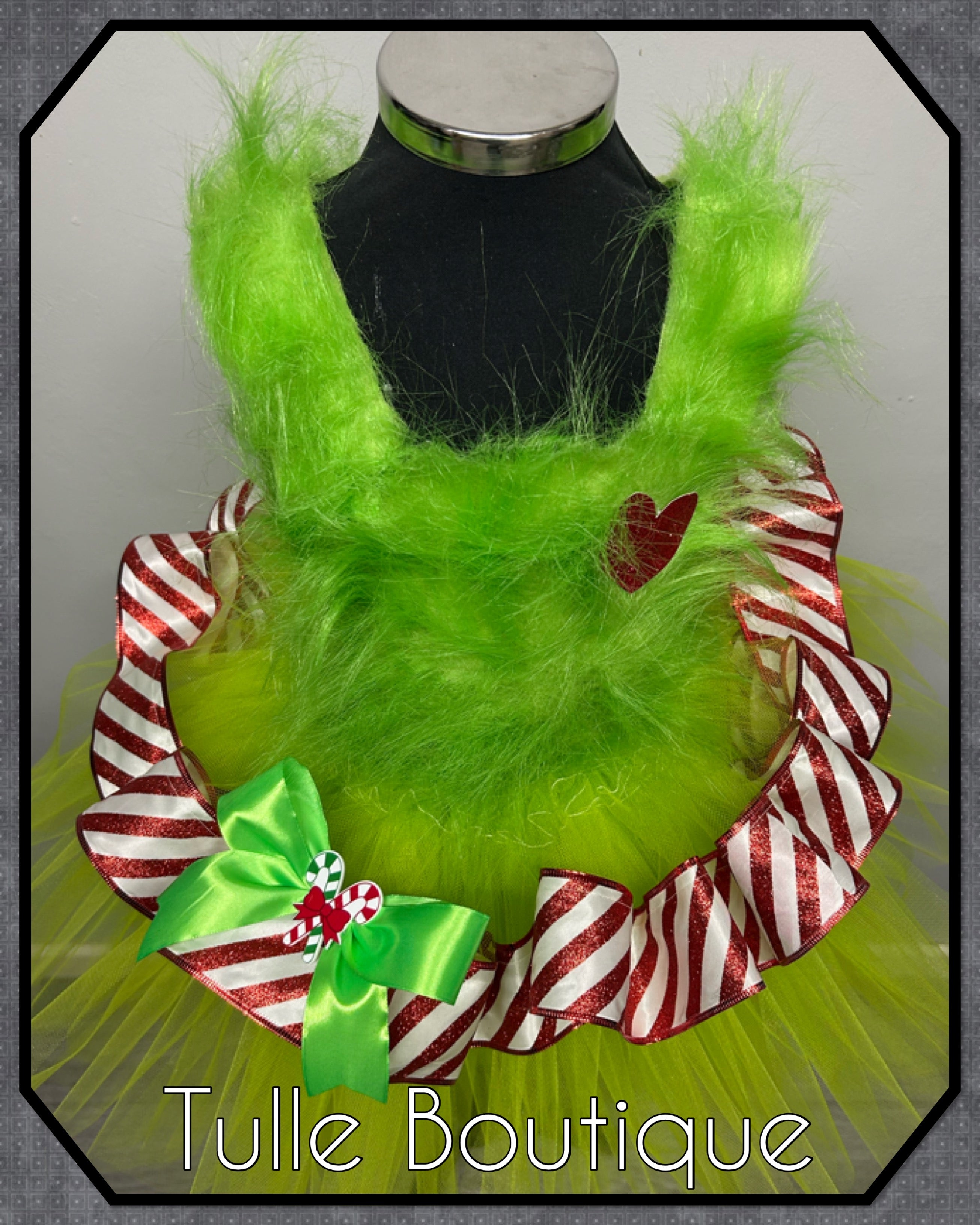Girls toddlers The Grinch Christmas tutu dress, ballgown, fancy dress costume