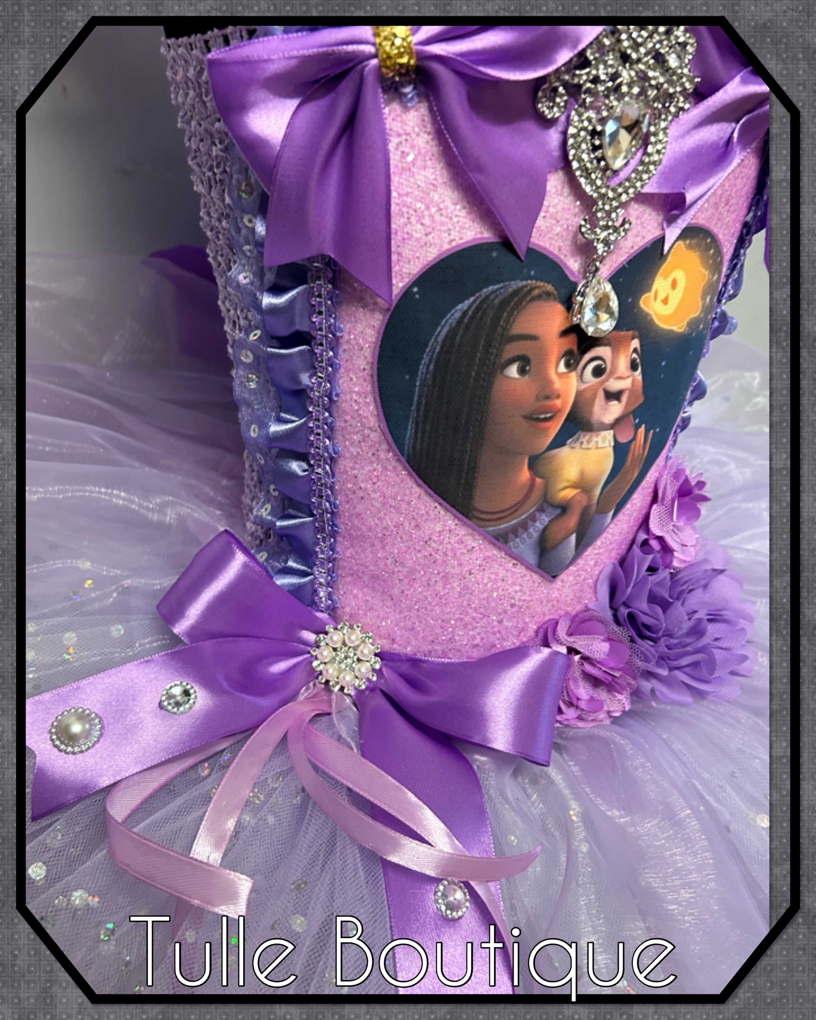 Girls toddlers Wish Asha tutu birthday party dress,ballgown, fancy dress costume