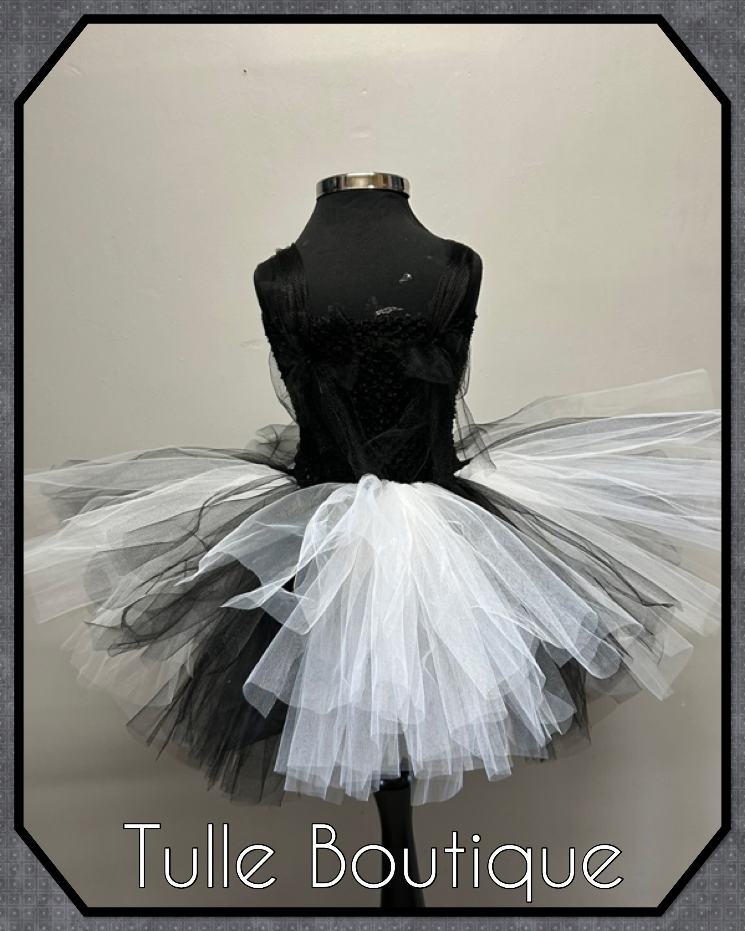 Girls toddlers Halloween Jack Skellington tutu dress, ballgown, fancy dress costume