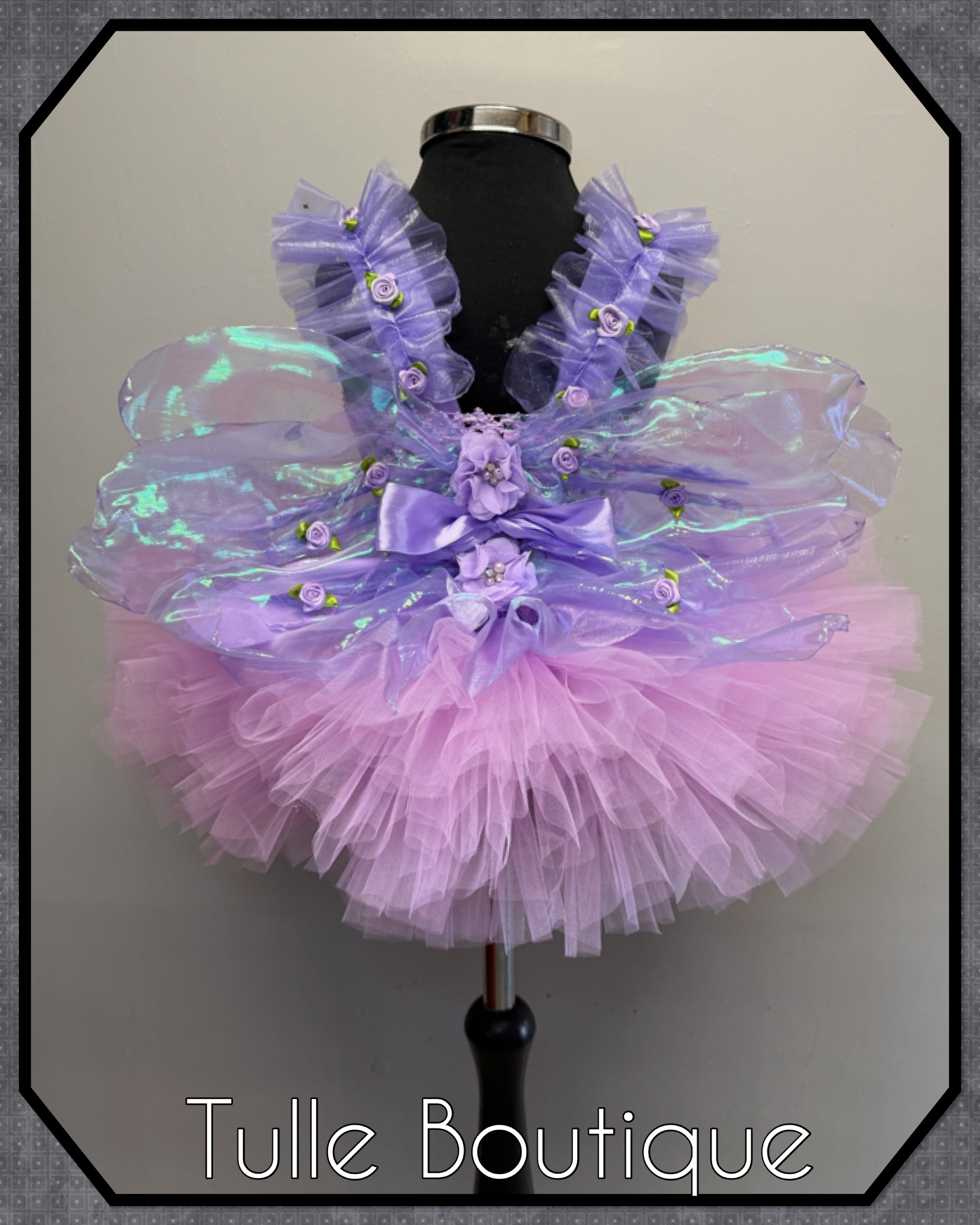 Girls toddlers Lena enchanted lilac fairy tutu dress, ballgown, fancy dress costume