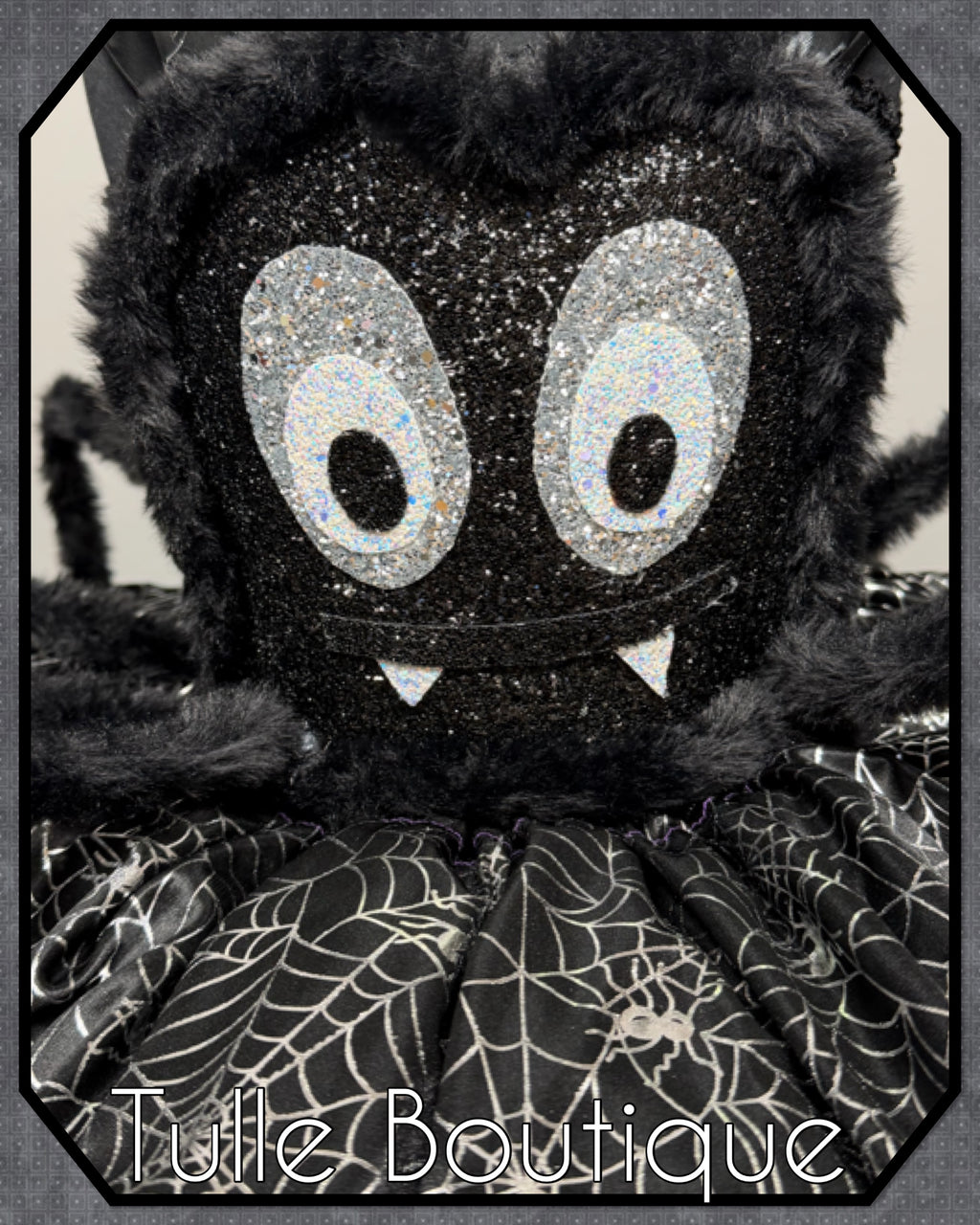 Girls toddlers Sparkly glitter Spider Halloween tutu dress, ballgown, Spider fancy dress costume