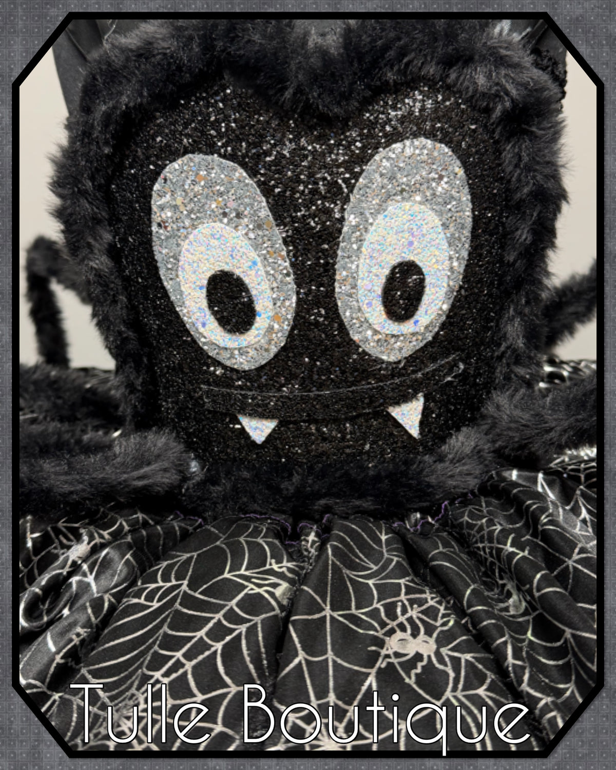 Girls toddlers Sparkly glitter Spider Halloween tutu dress, ballgown, Spider fancy dress costume