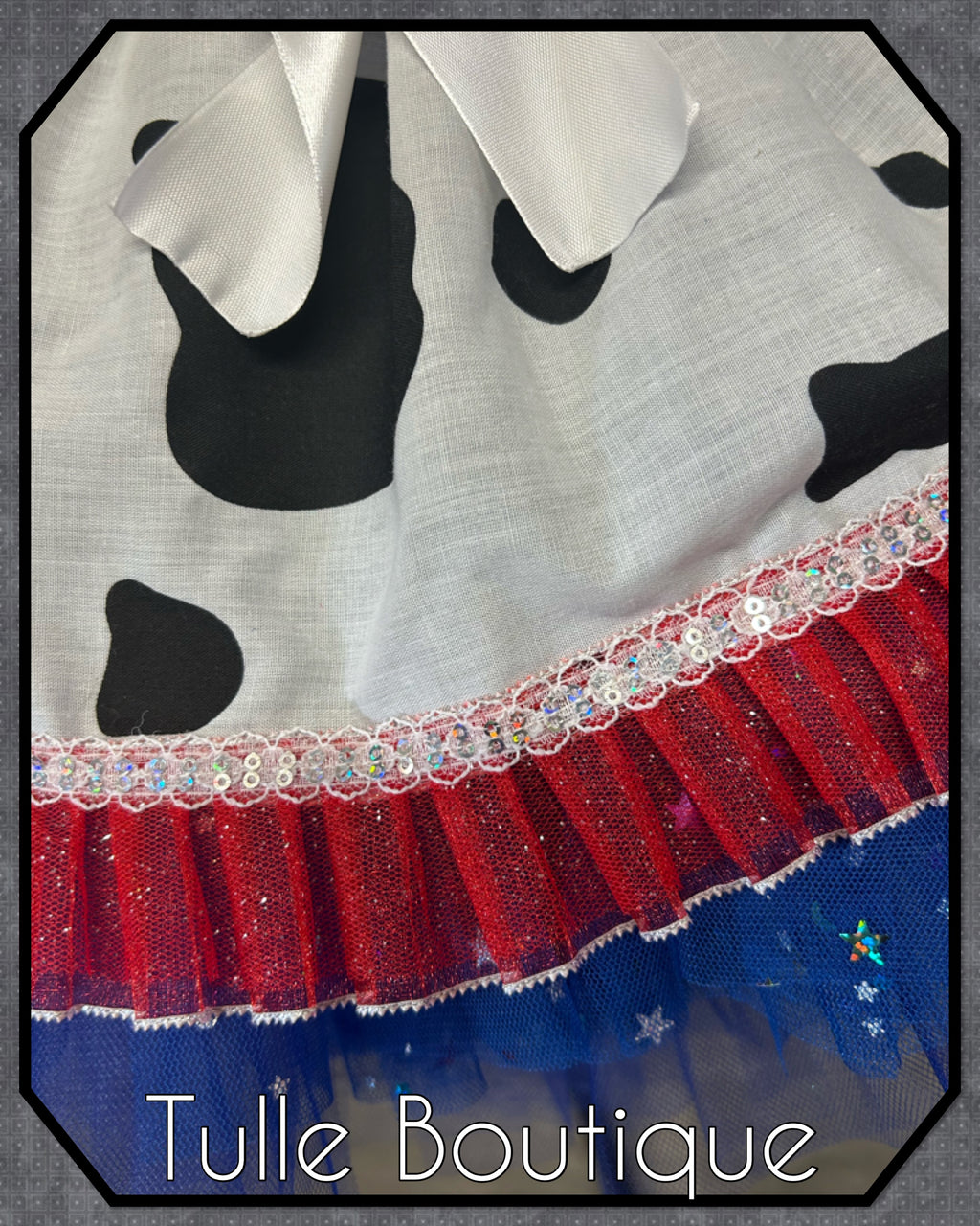 Girls toddlers Jessie cowgirl tutu dress, ballgown, fancy dress costume