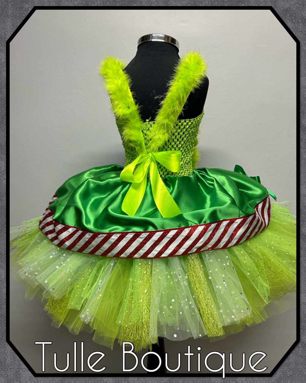 Girls toddlers The Christmas Grinch  tutu dress,ballgown, fancy dress costume