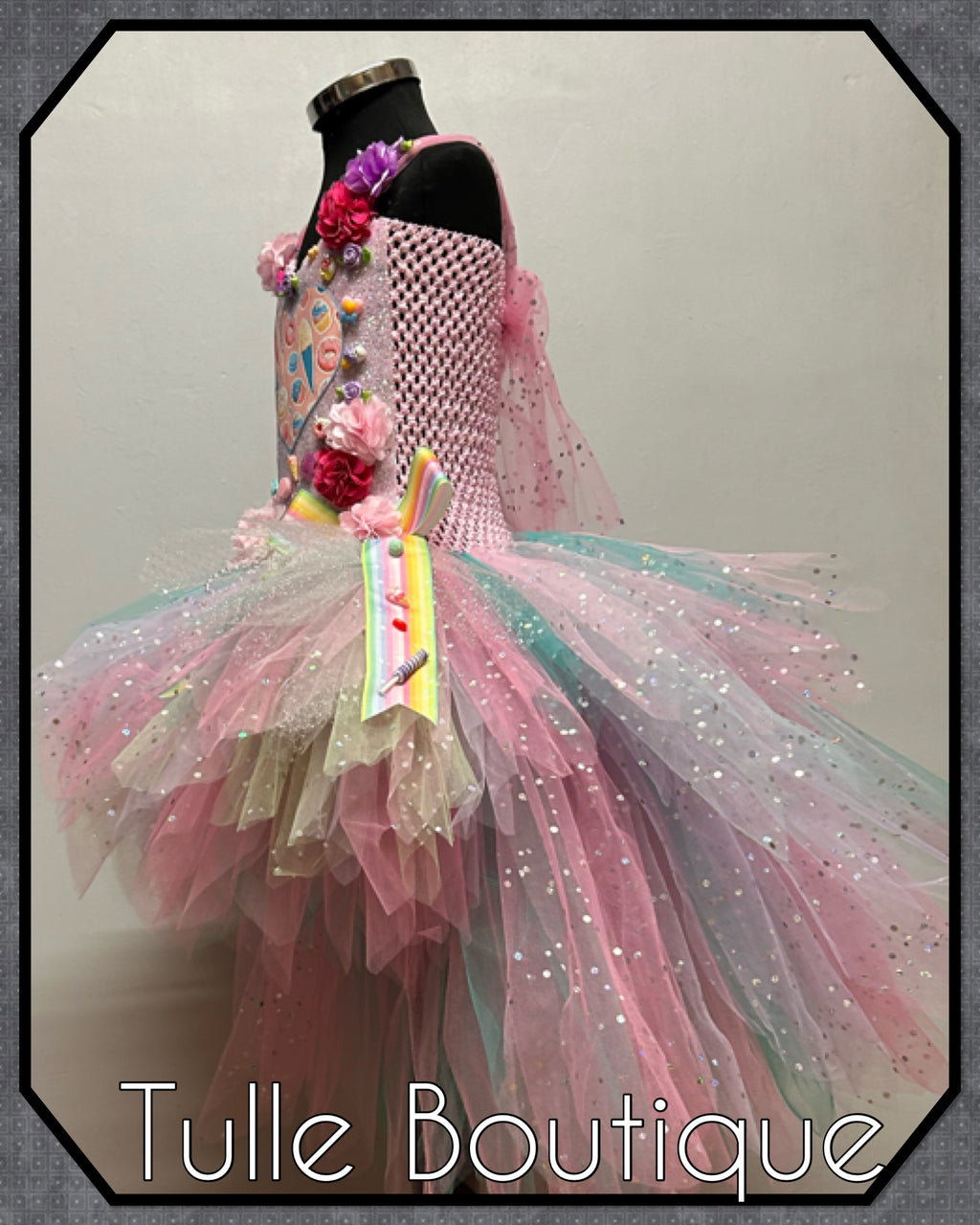 Girls toddlers Candy tutu dress, ballgown, fancy dress costume