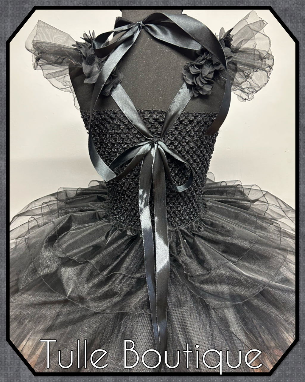 Girls toddlers Wednesday Addams Prom tutu dress, ballgown,Halloween fancy dress costume