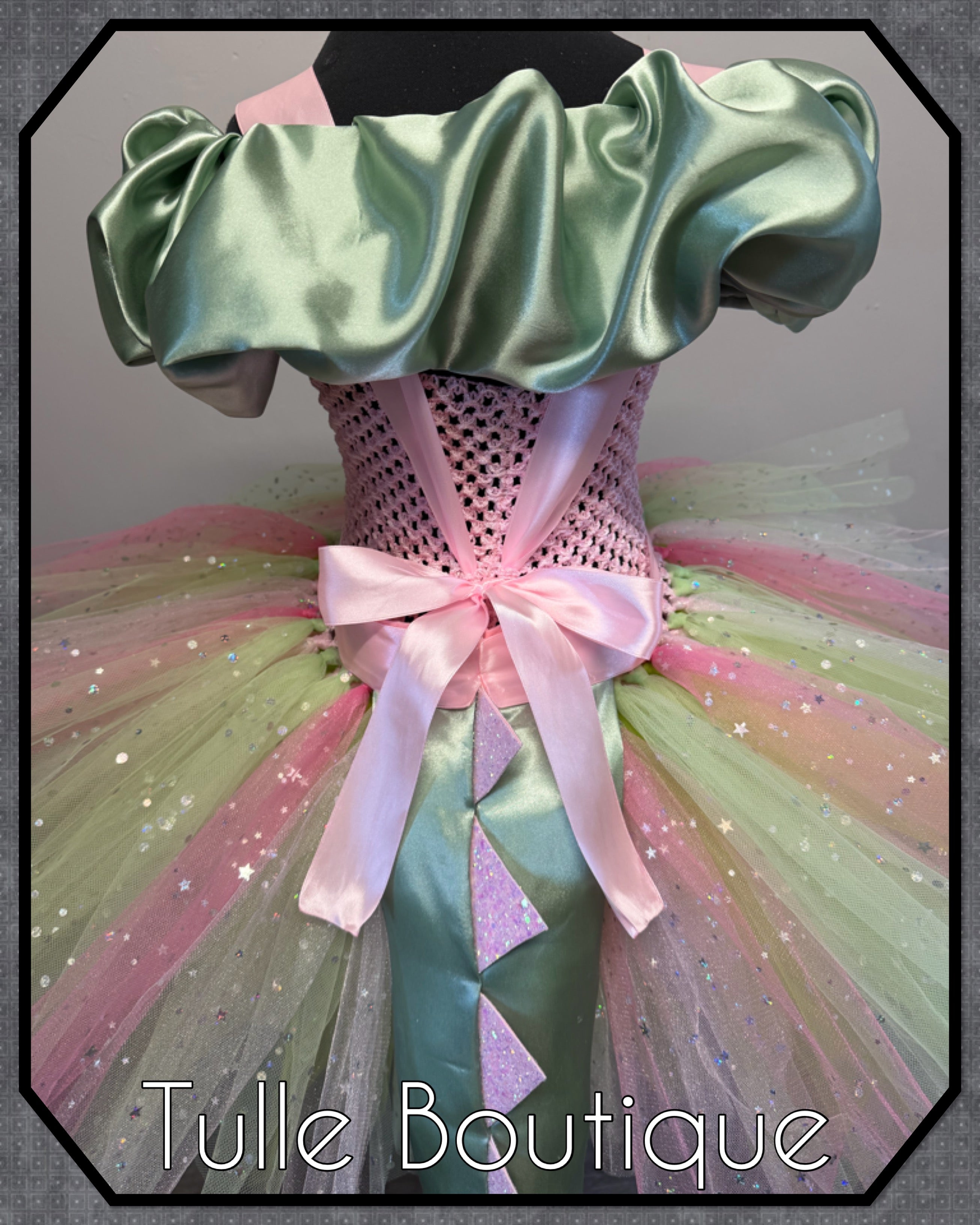 Girls toddlers Dinosaur tutu dress, ballgown, fancy dress costume