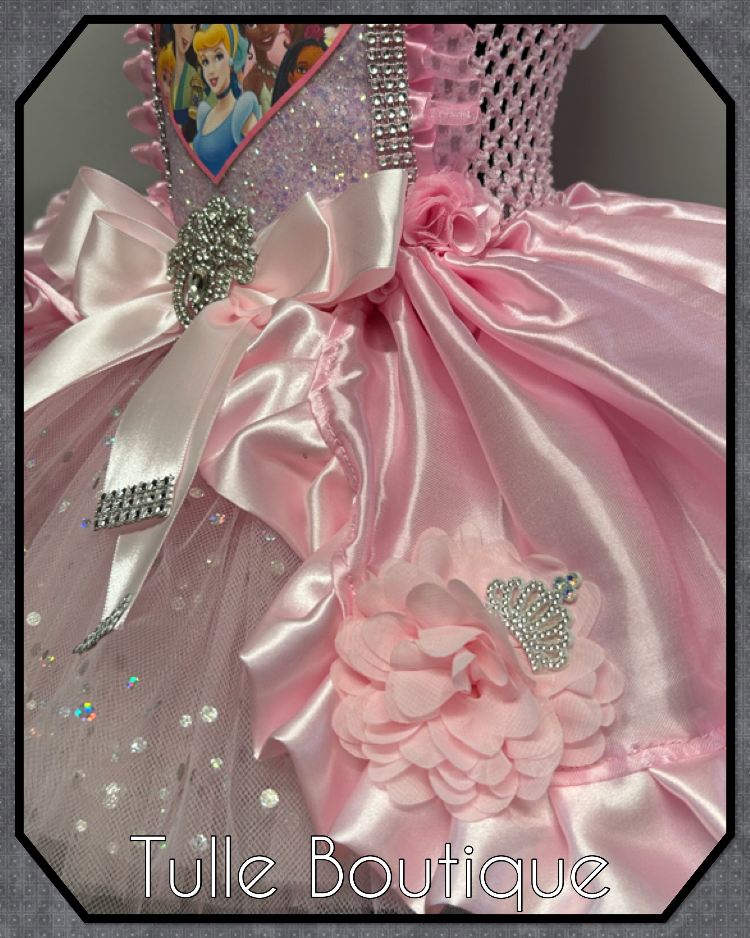 Girls toddlers pink Disney Princess tutu dress, ballgown, fancy dress costume