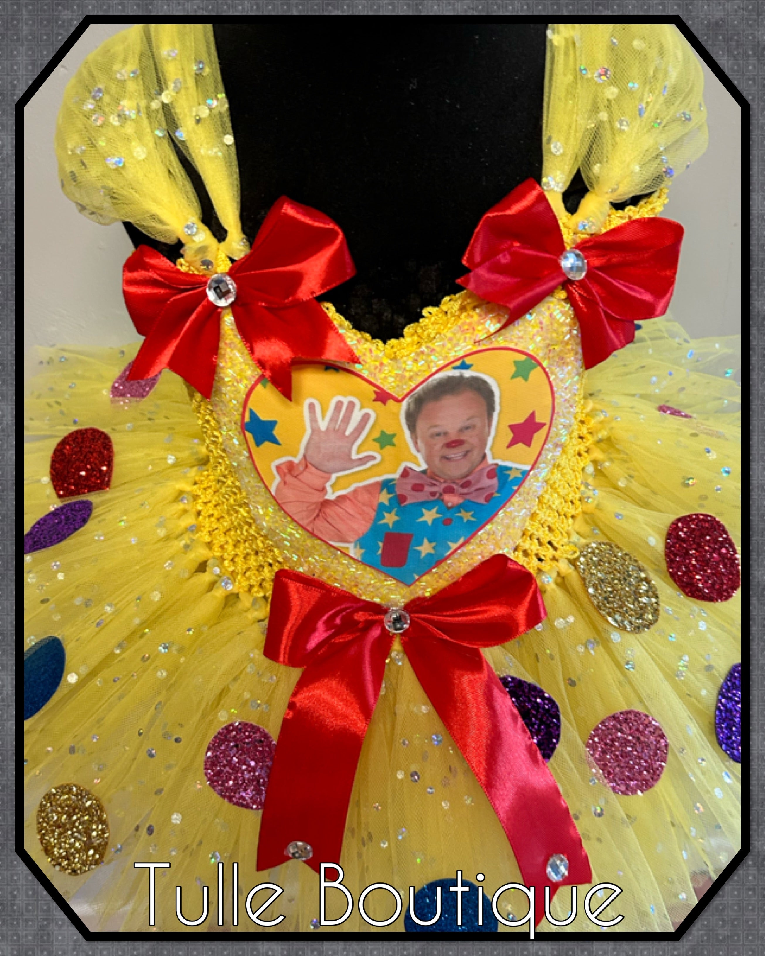 Girls toddlers Mr Tumble sparkle tutu dress, ballgown,fancy dress costume
