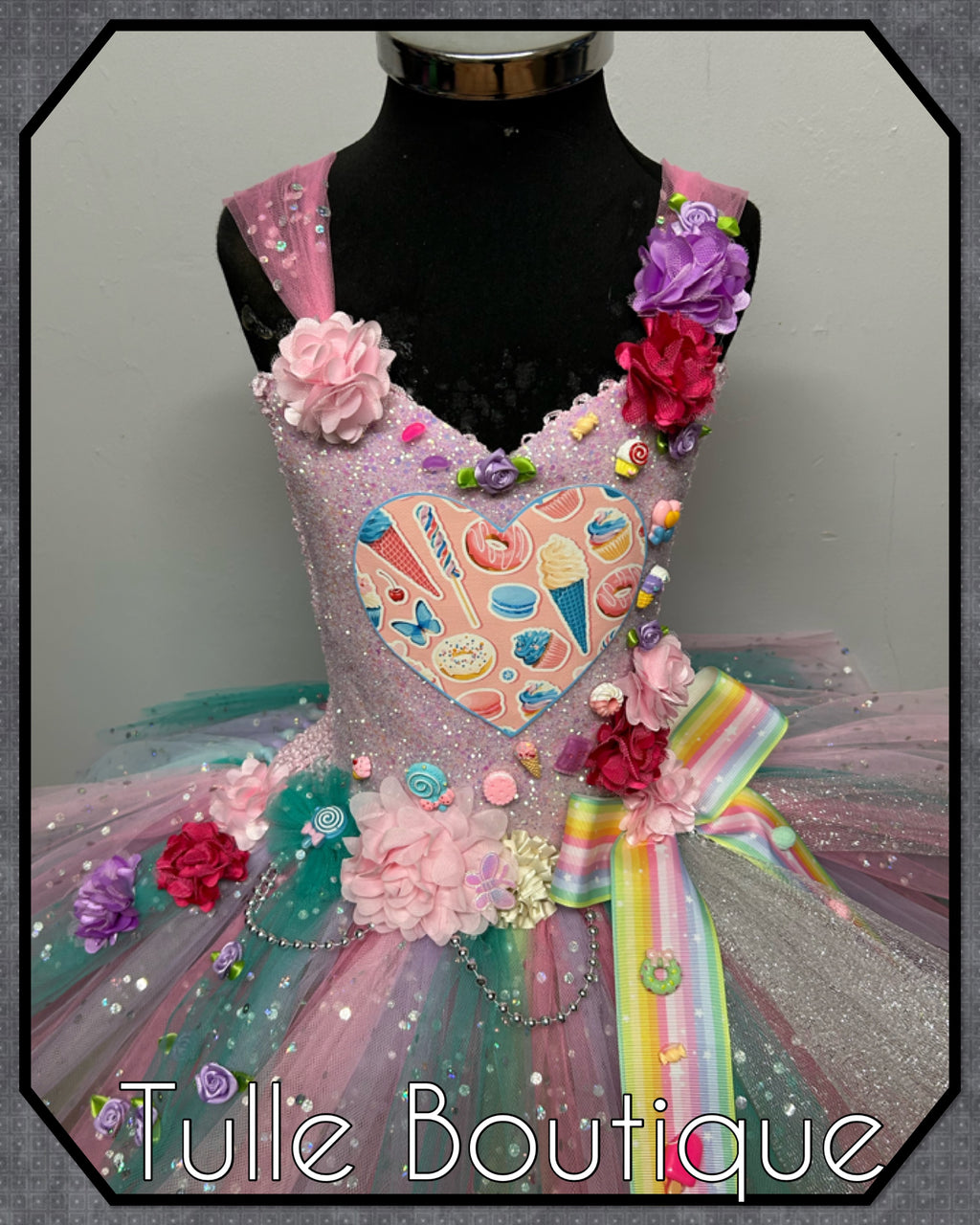 Girls toddlers Candy tutu dress, ballgown, fancy dress costume