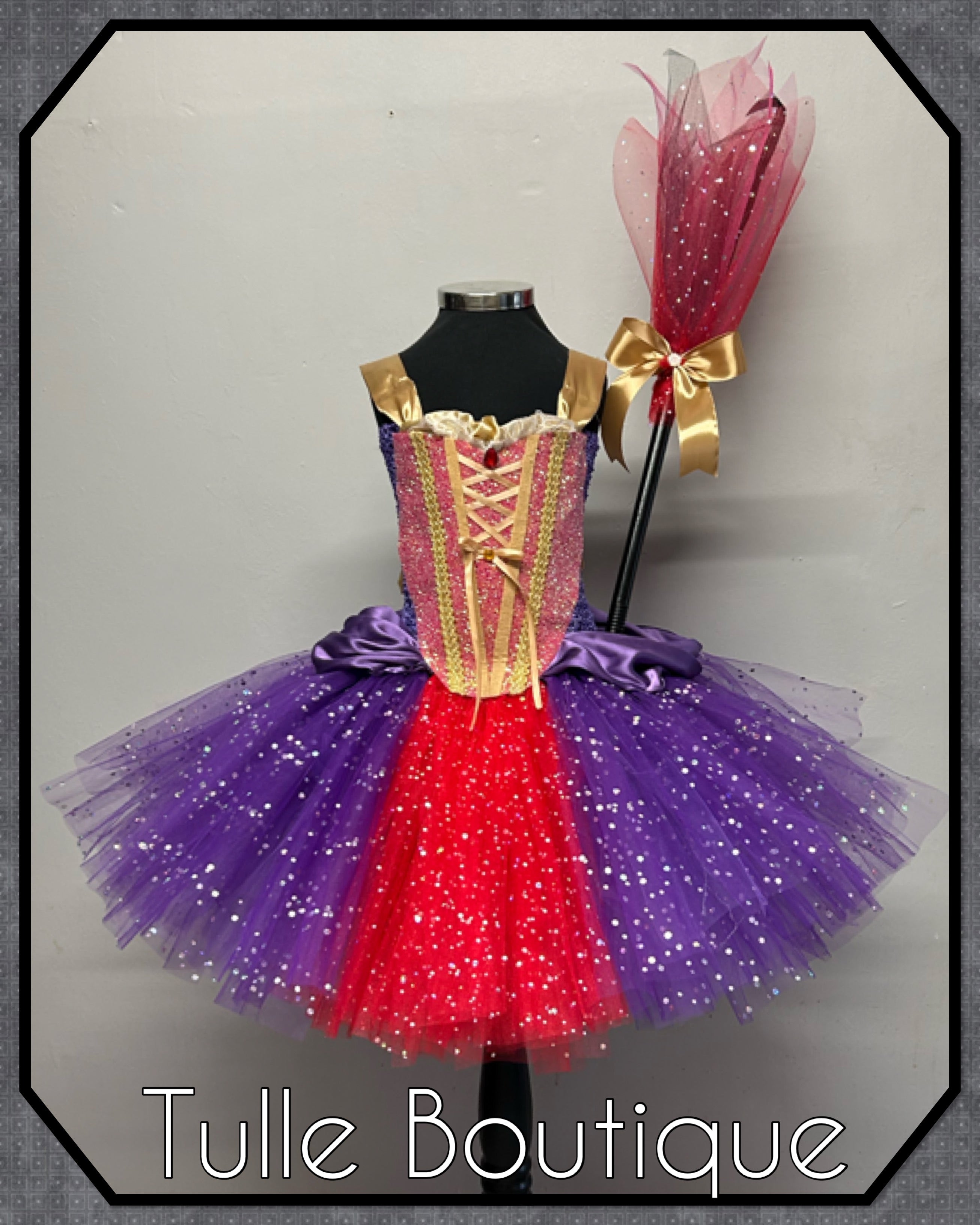 Girls toddlers Halloween Hocus Pocus Sarah Sanderson tutu dress, ballgown, fancy dress costume
