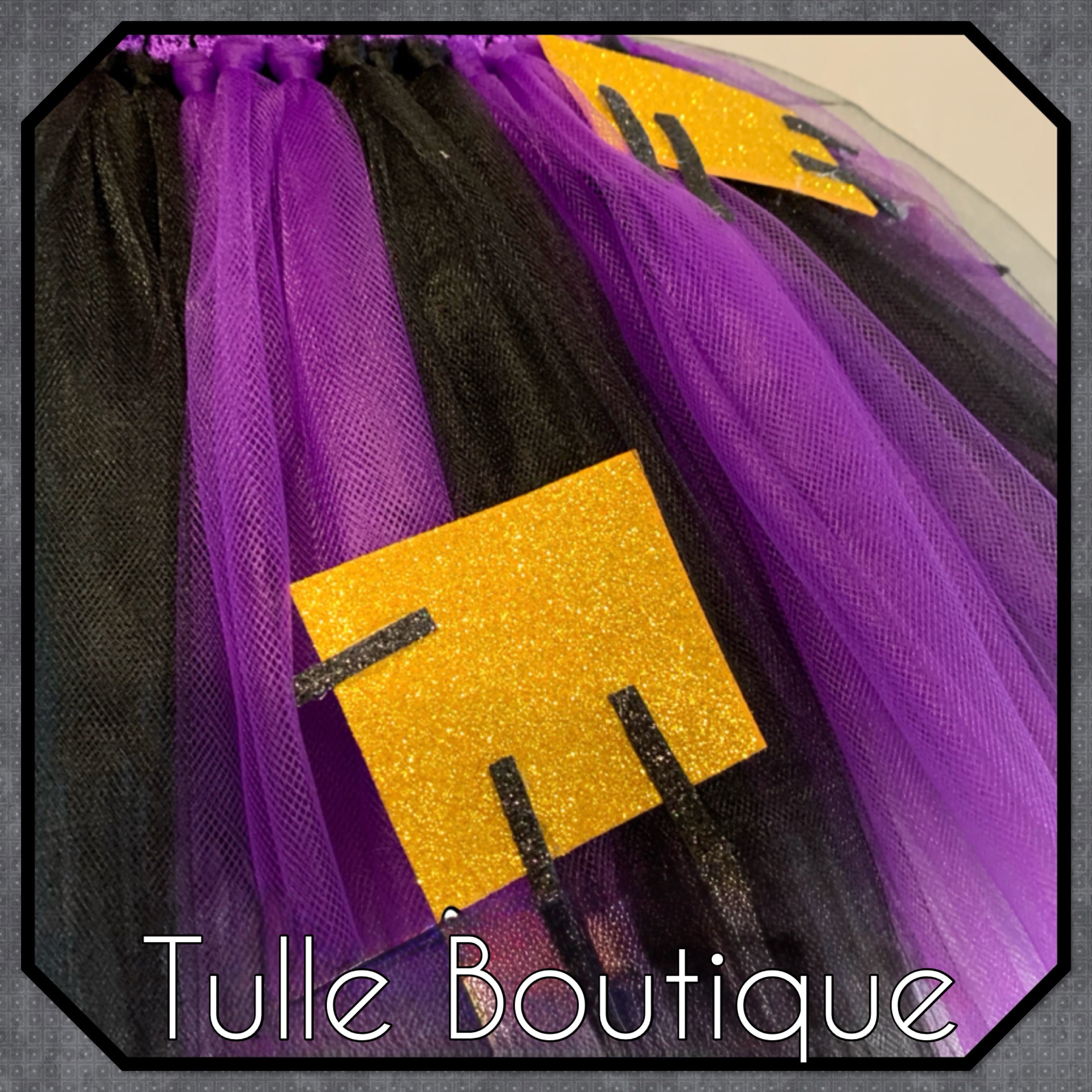 Girls toddlers Halloween nightmare before Christmas Sally tutu dress, ballgown, fancy dress costume