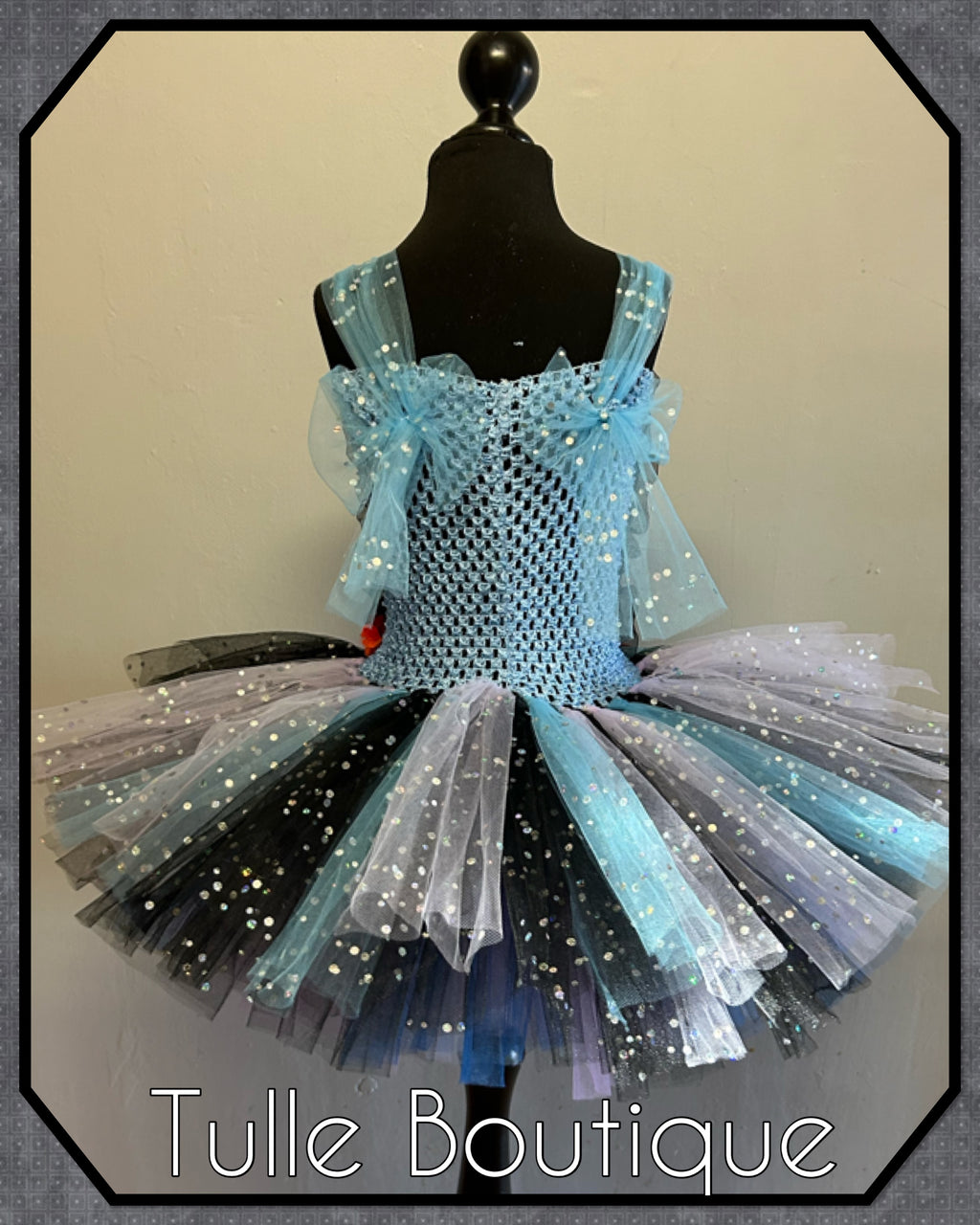 Girls toddlers Halloween scary Stitch tutu dress, ballgown, fancy dress costume